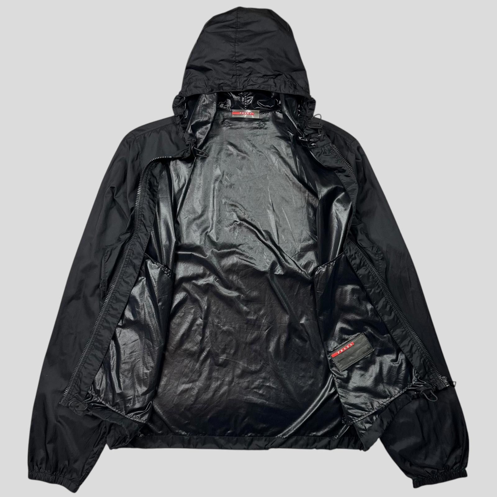 Prada Prada Sport 2007 Nylon Ripstop Carbon Chest Logo Jacket - M Size US M / EU 48-50 / 2 - 6 Thumbnail