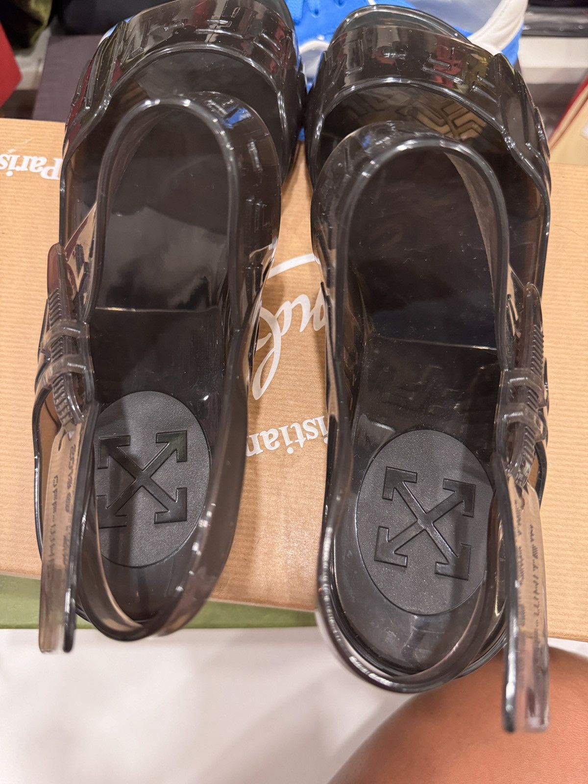Off-White Off White Flat Jelly Sandals Size US 11 / IT 41 - 6 Thumbnail