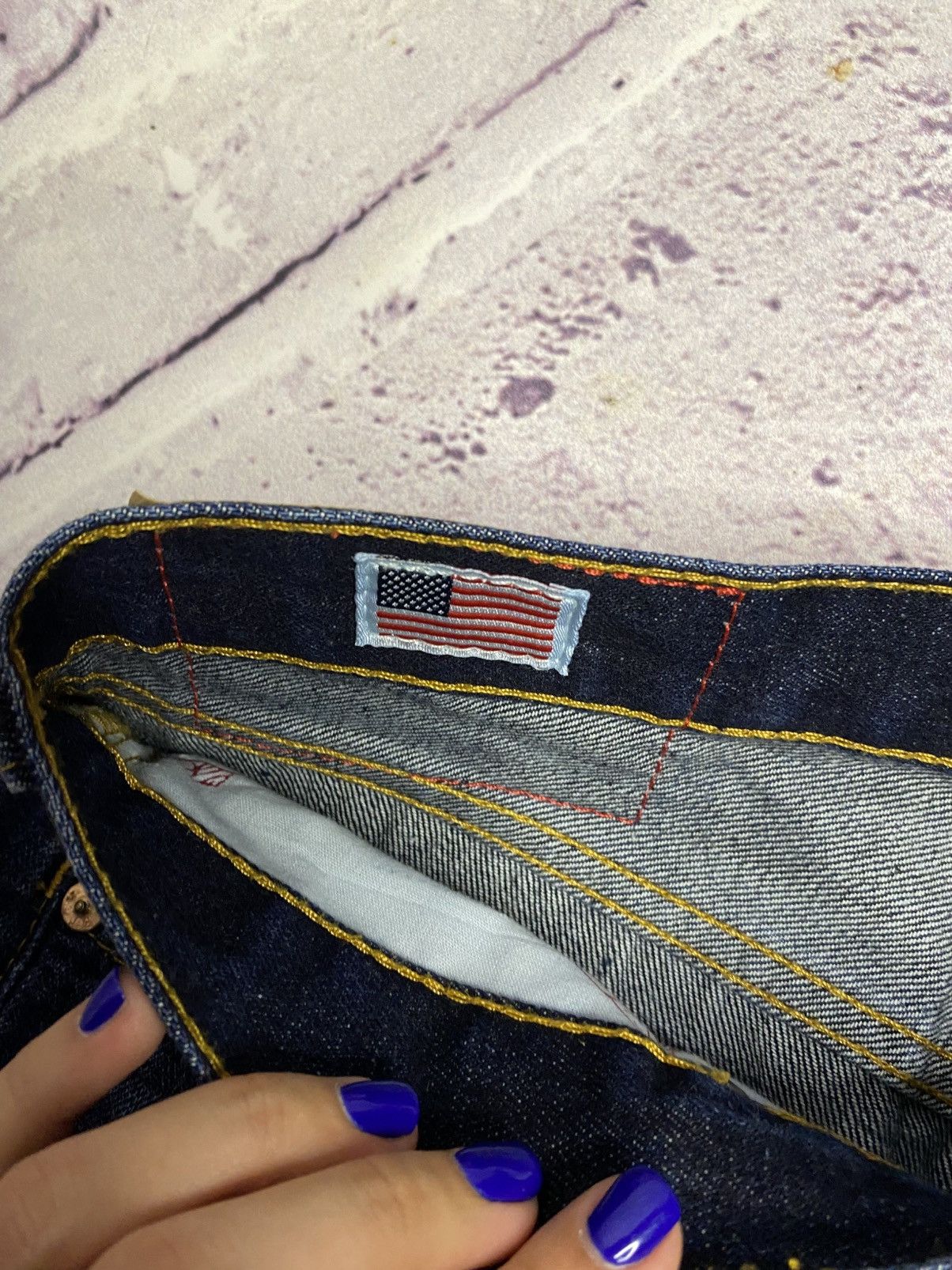 True Religion Men's Vintage Japanese True Religion Selvedge jeans y2k Size US 30 / EU 46 - 13 Thumbnail