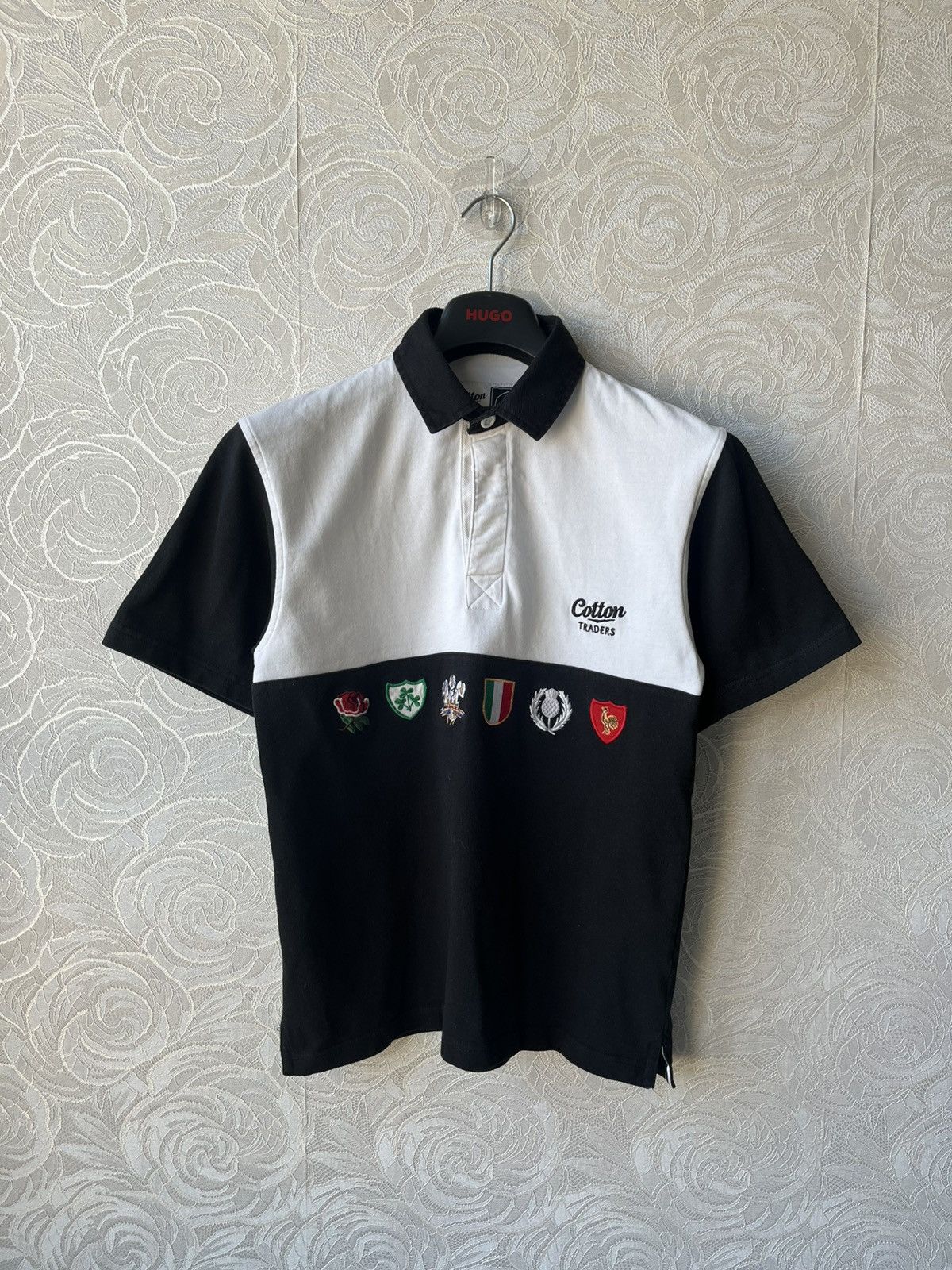 Cotton Traders Cotton Traders Six Nations Rugby Polo Shirt Black White S Size US S / EU 44-46 / 1 - 1 Thumbnail