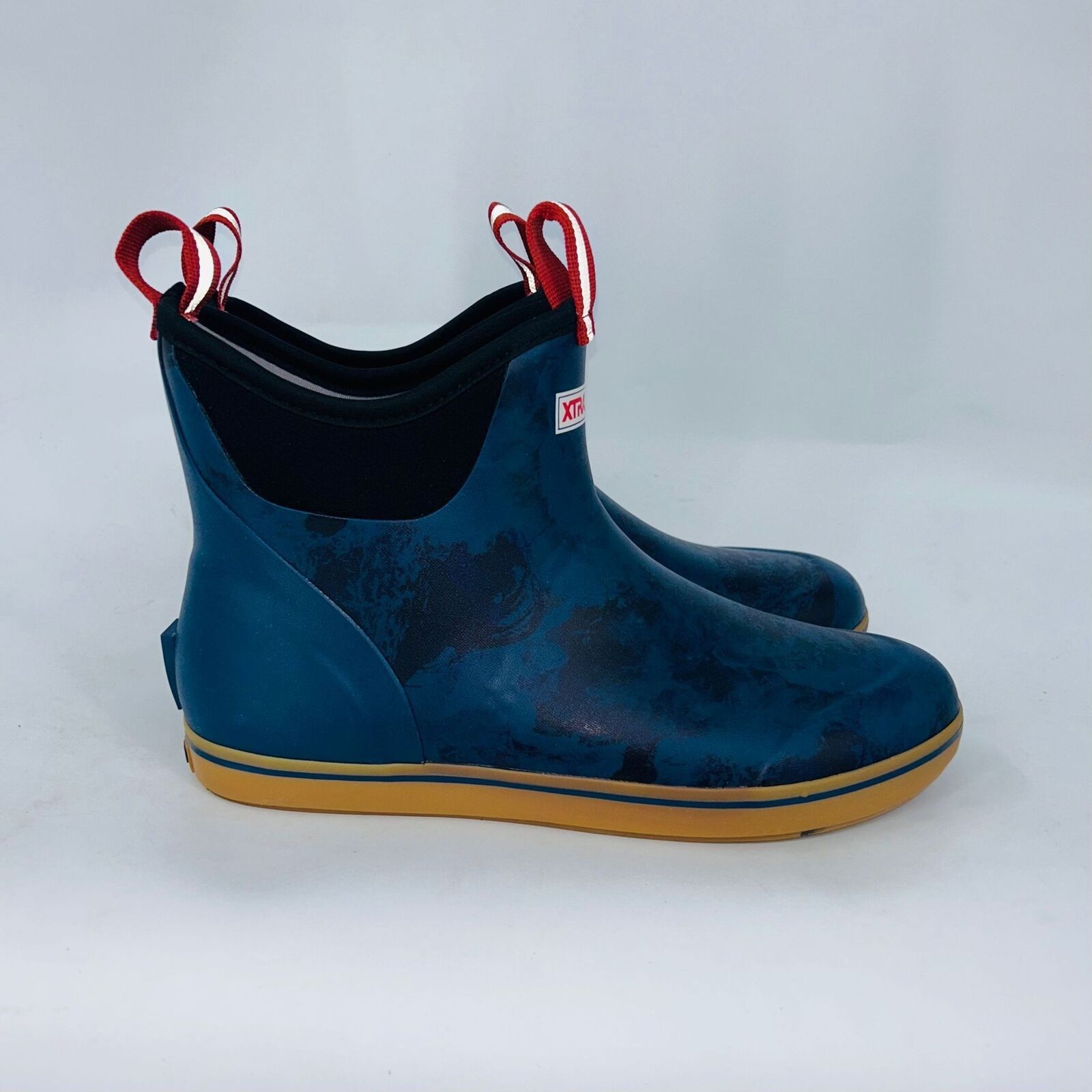 Simple Shoes XTRATUF MENS NAVY/ROGUE WATERPROOF ANKLE DECK BOOTS SIZE 12D Size US 12 / EU 45 - 1 Thumbnail