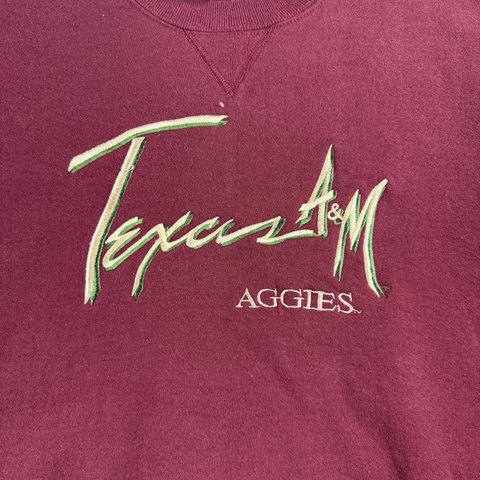 Russell Athletic Russell Athletic Sweater Unisex L Maroon Texas A&M Aggies Size US L / EU 52-54 / 3 - 2 Thumbnail