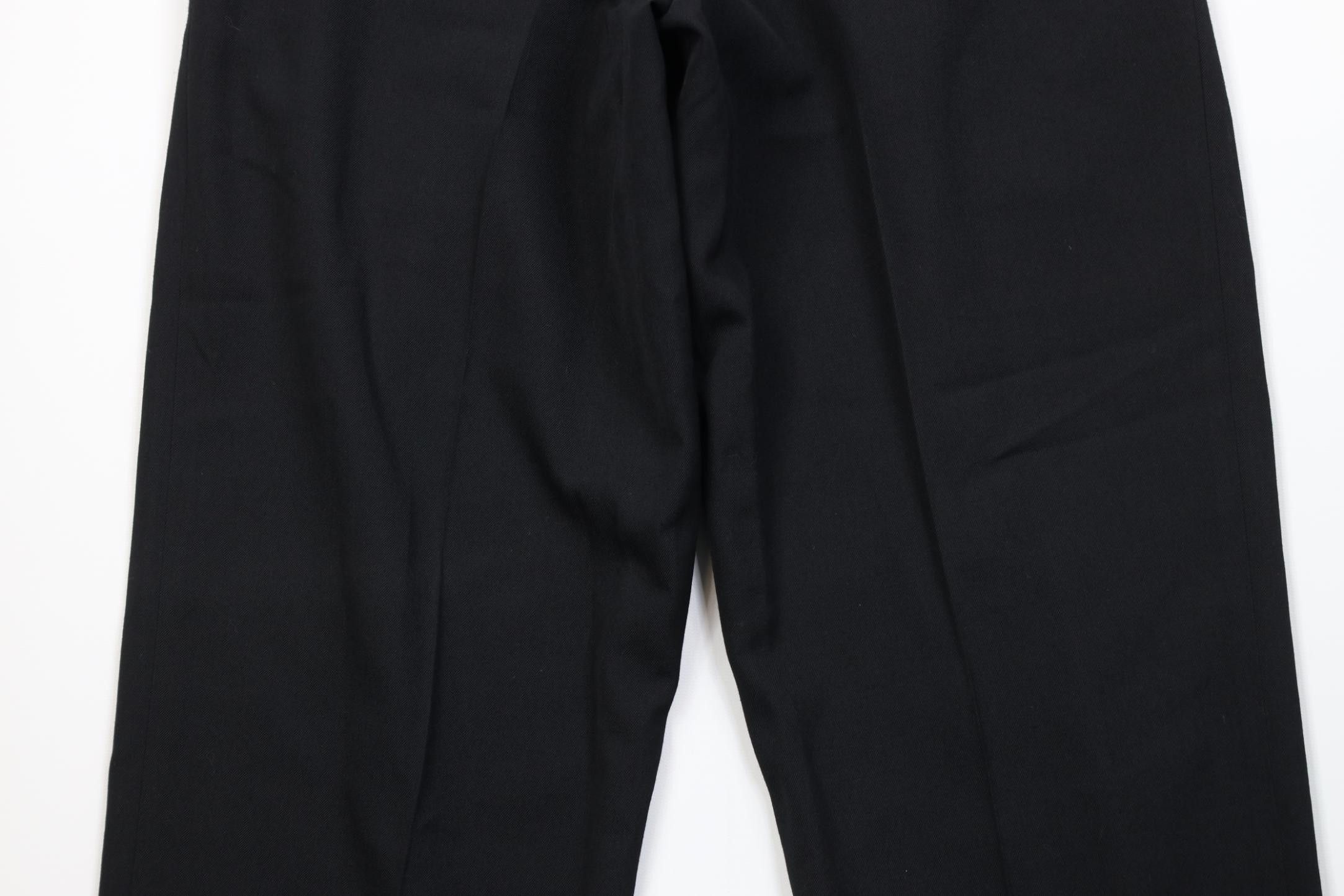 Vintage Vintage 90s Streetwear Knit High Waisted Chino Pants Black Size US 28 / EU 44 - 11 Thumbnail