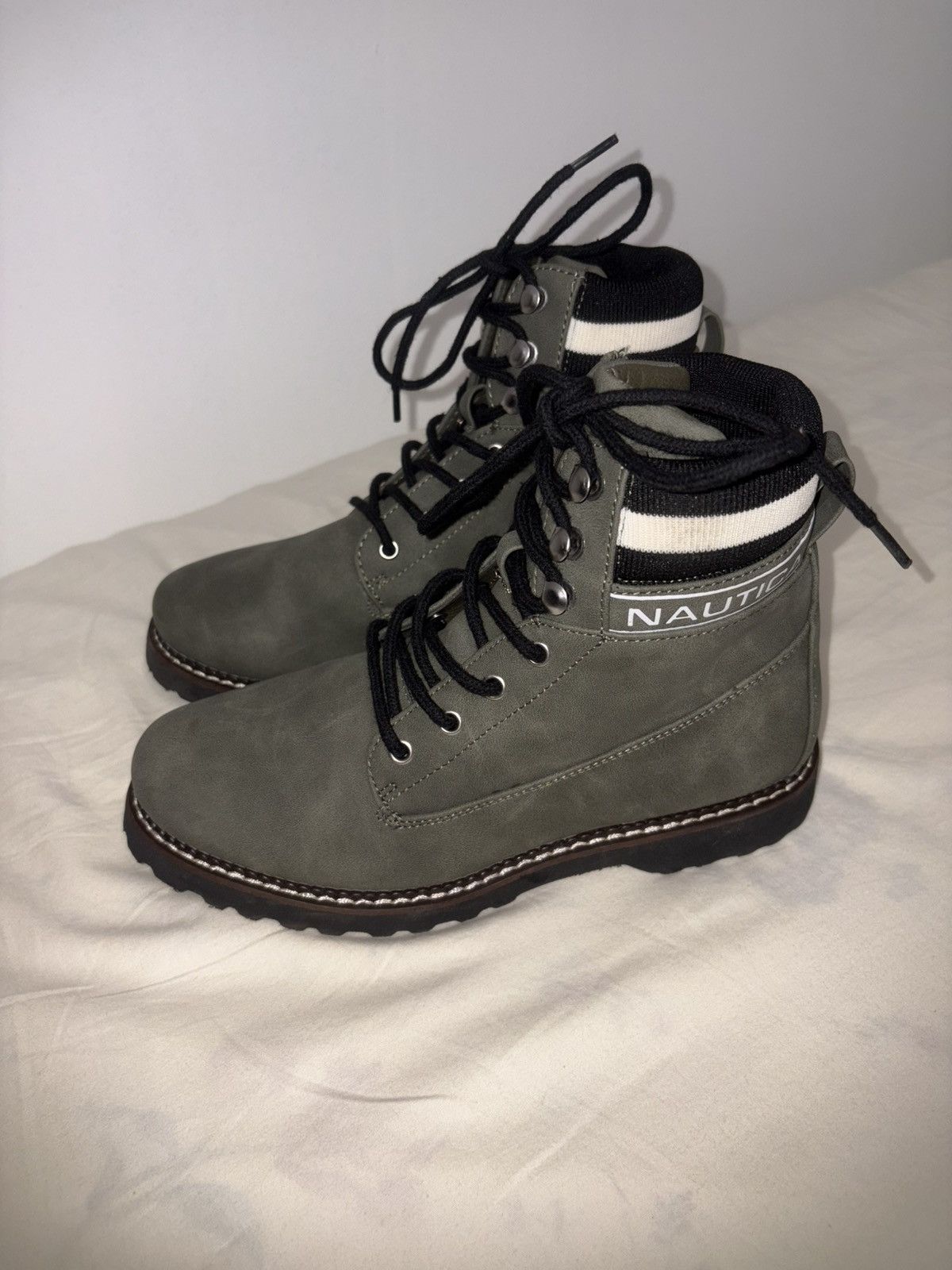 Nautica Nautica Women's Galiah Narrow Calf Combat Boot Sz 7.5 Size US 7.5 / IT 37.5 - 1 Thumbnail