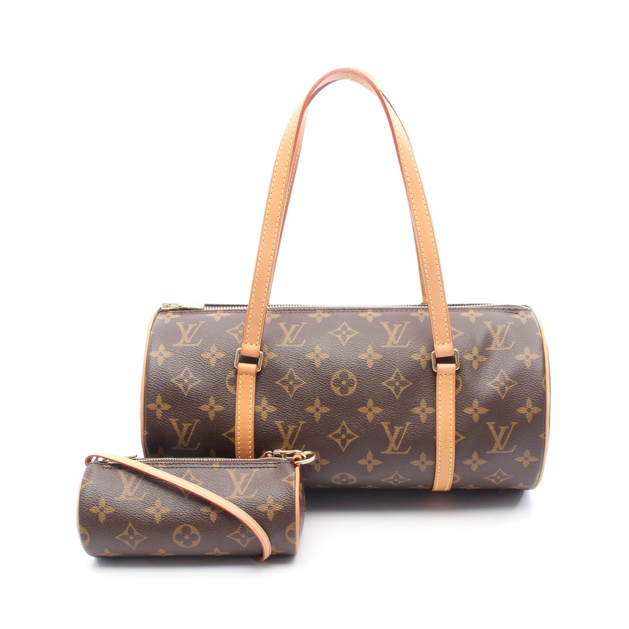 Louis Vuitton Louis Vuitton Papillon 30 Monogram Handbag Leather Brown Size ONE SIZE - 1 Thumbnail