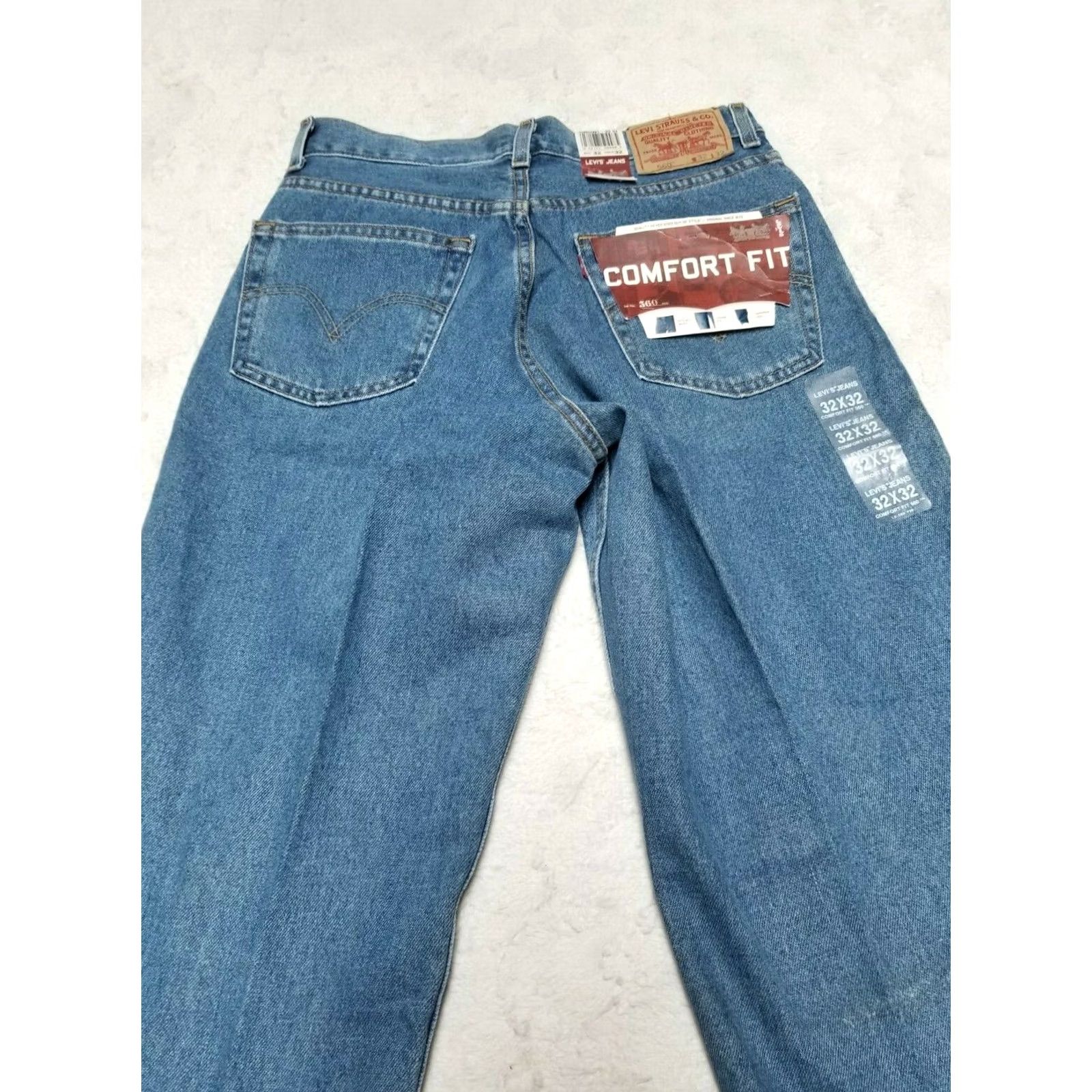 Levi's Levi's Comfort Fit Jeans 32 Mid Rise Denim Blue 5-Pocket Straight Size 24" / US 00 / IT 34 - 4 Thumbnail