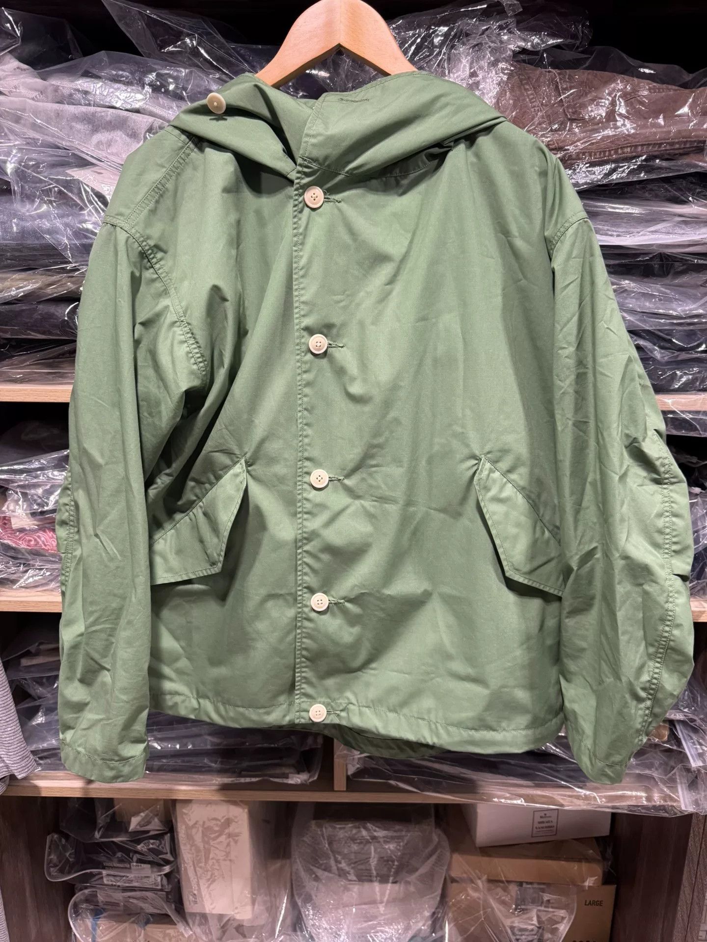 Nanamica Nanamica Hooded Jacket M-51 Size US S / EU 44-46 / 1 - 1 Thumbnail