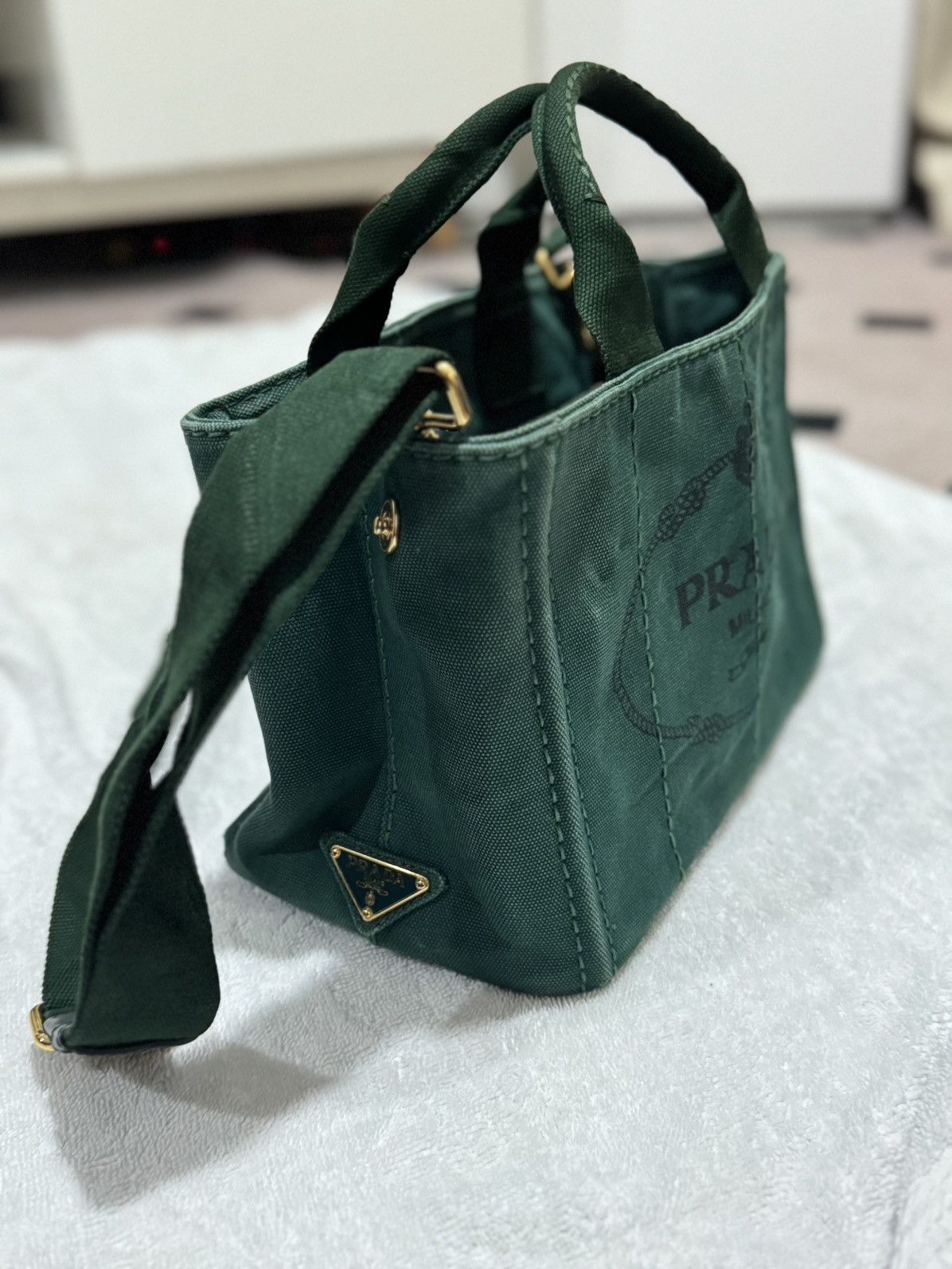 Prada PRADA CANAPA LOGO TWO WAY Handbag sholder Size ONE SIZE - 17 Thumbnail