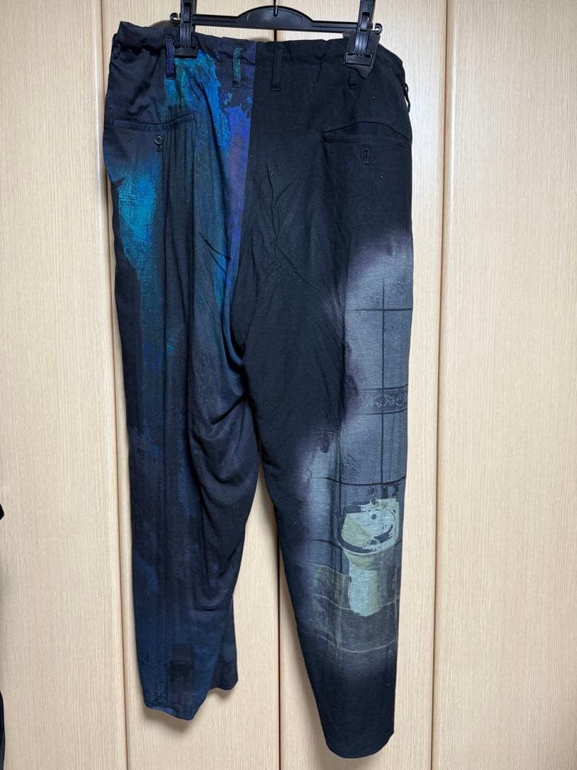Yohji Yamamoto POUR HOMME 24ss U-FOUNTAIN PRINT PANTS HS-P63-818 Size US 41 - 2 Thumbnail