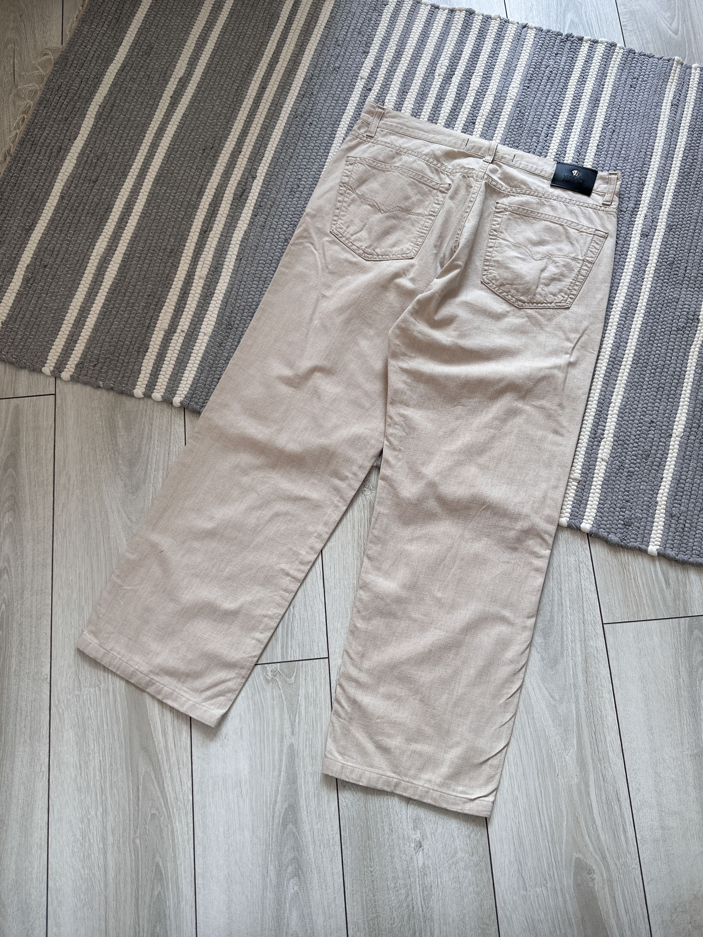 Versace Jeans Couture Versace Jeans Couture Beige Pants Trousers Size US 34 / EU 50 - 2 Thumbnail