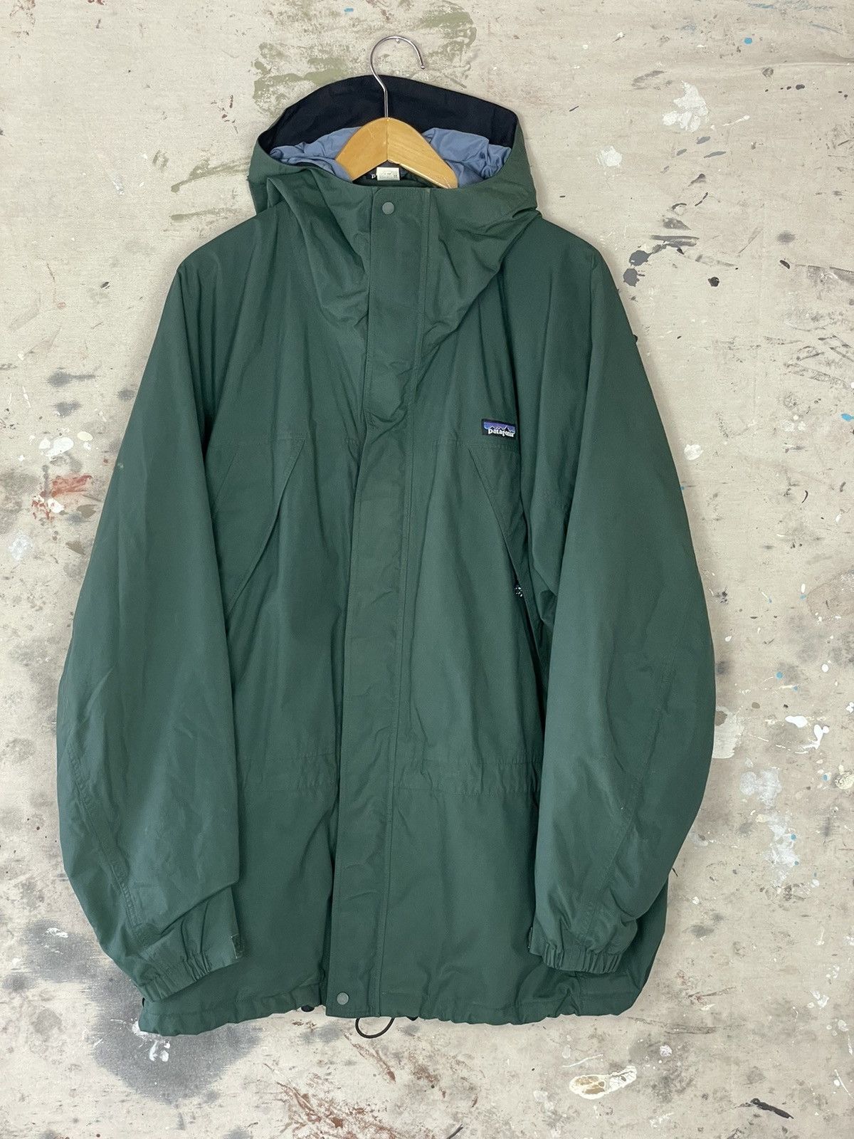 Image of Vintage 1996 Patagonia Storm Jacket in Green, Men's (Size Large)