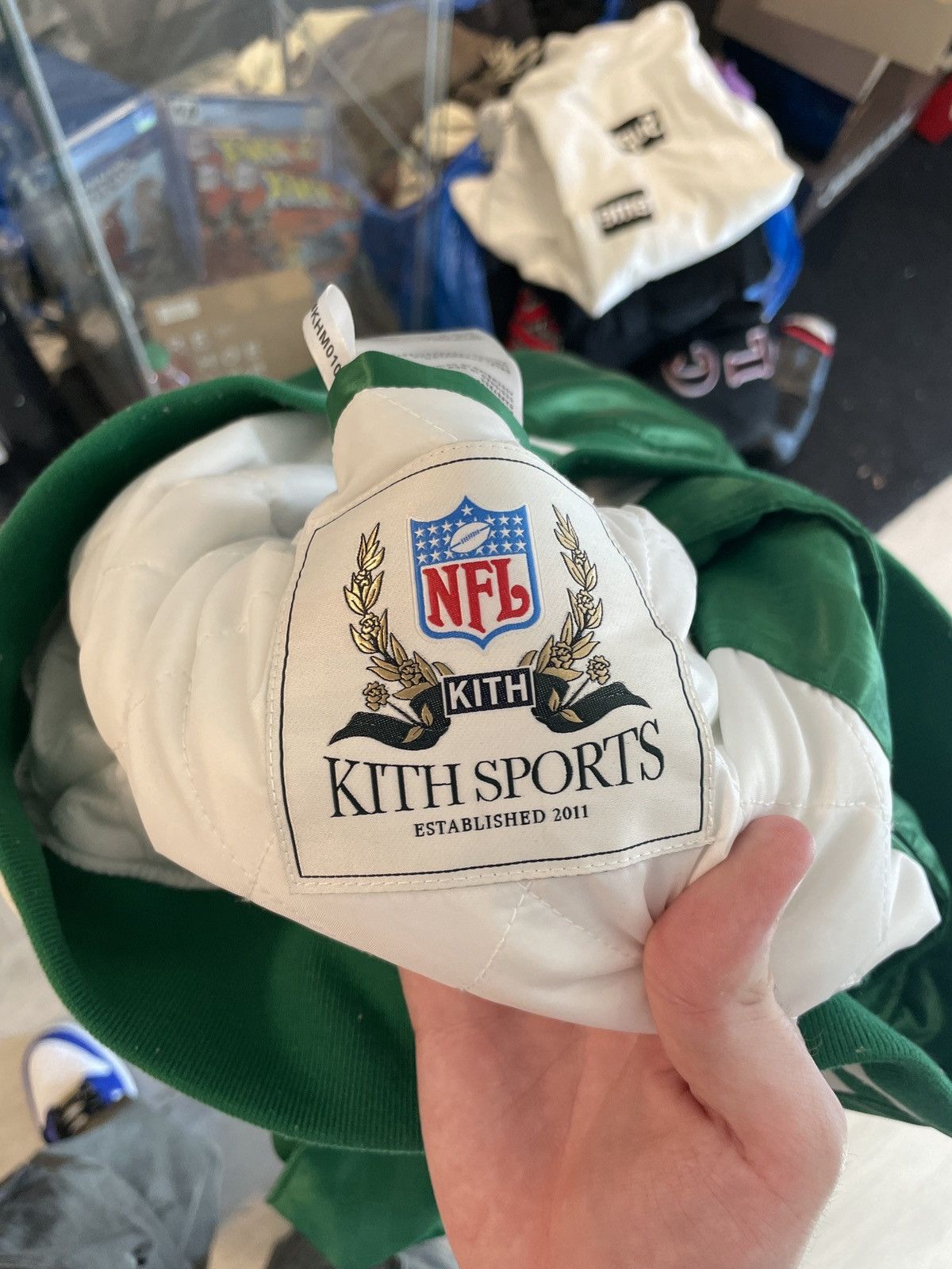 Kith Kith x Philadelphia Eagles Satin Jacket S Size US S / EU 44-46 / 1 - 7 Thumbnail