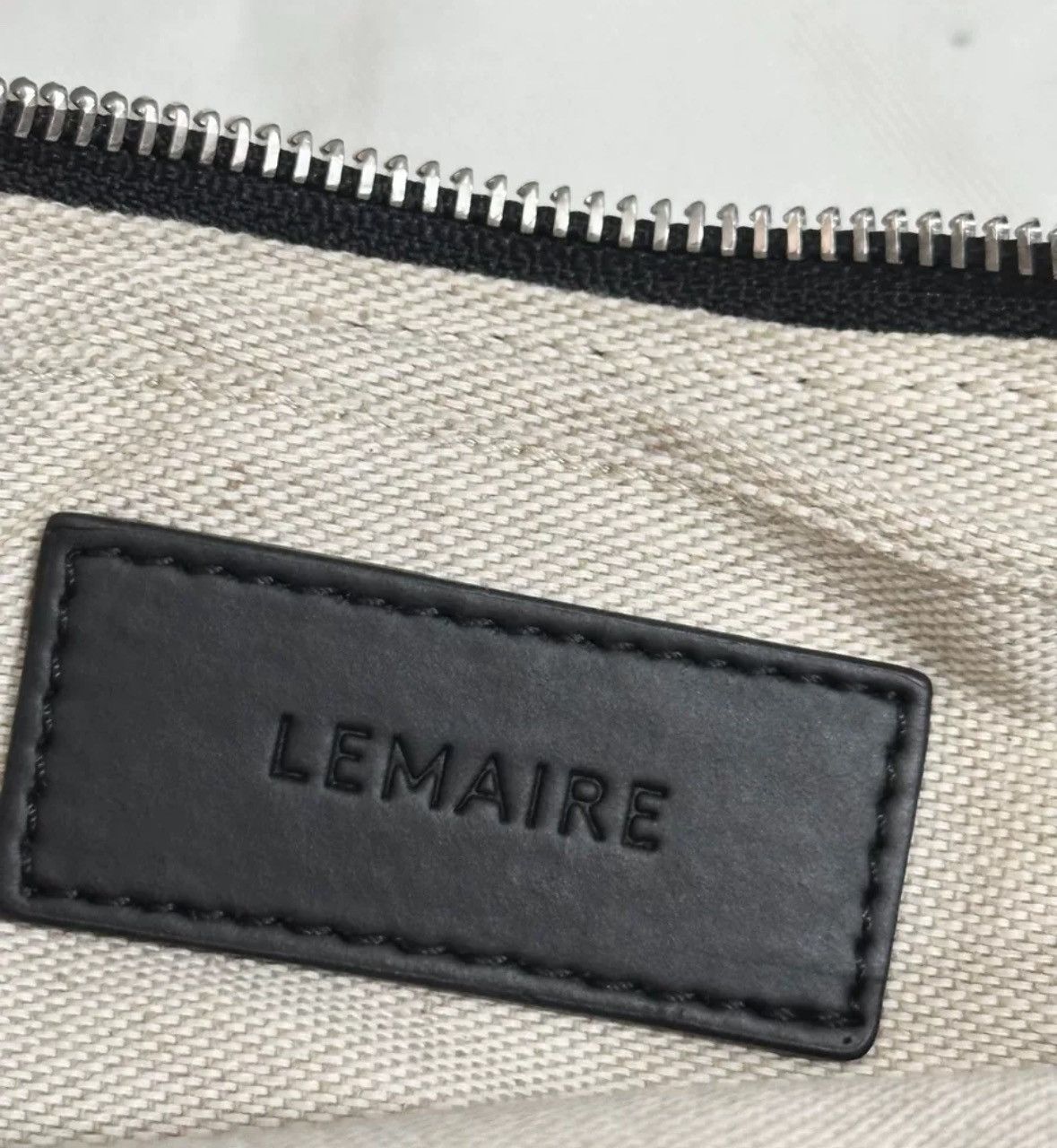 Lemaire LEMAIRE small coated croissant black croissant bag Size ONE SIZE - 7 Thumbnail