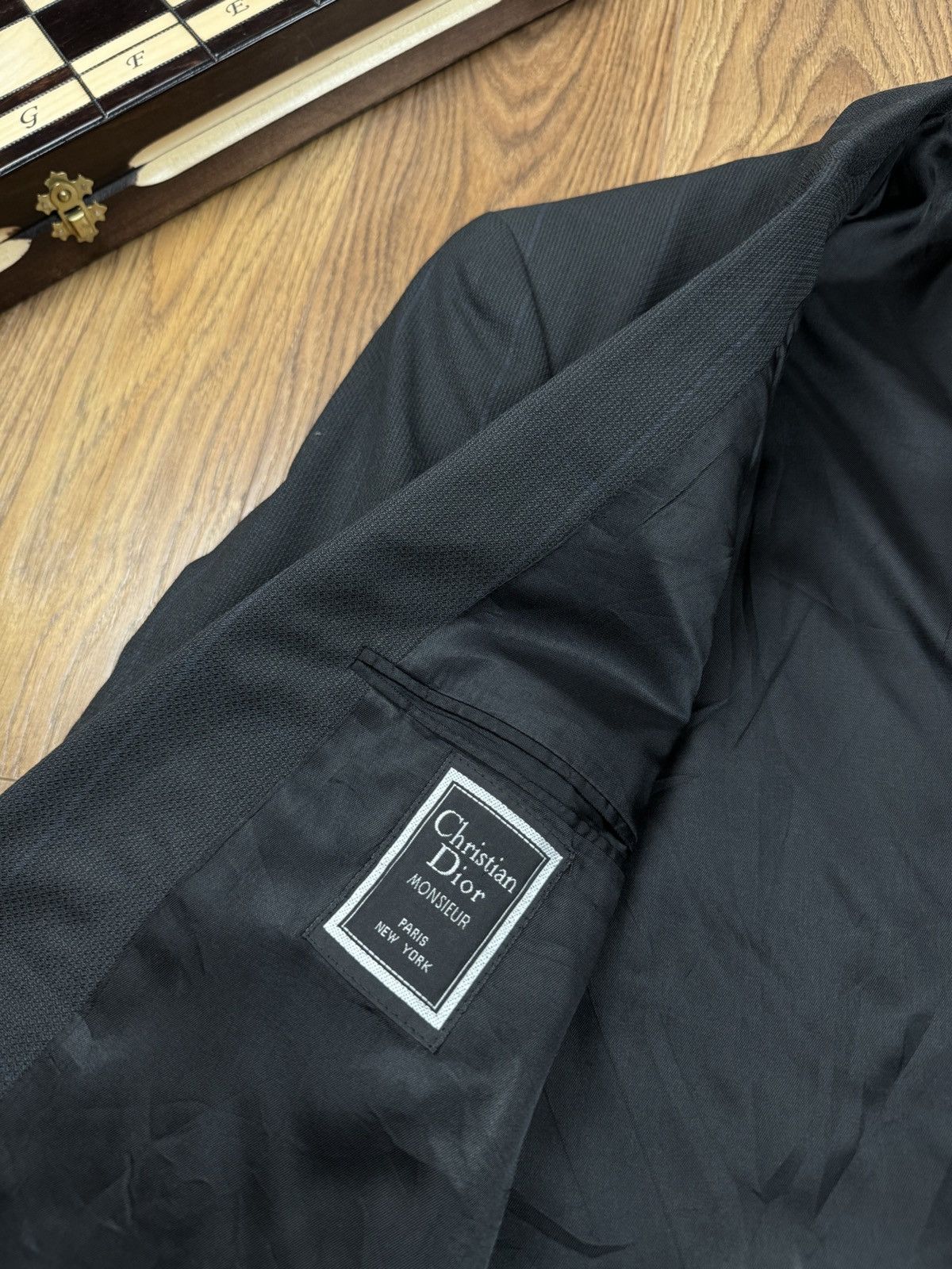 Christian Dior Monsieur Vintage wool blazer Christian Dior original luxury item Size 40R - 2 Thumbnail