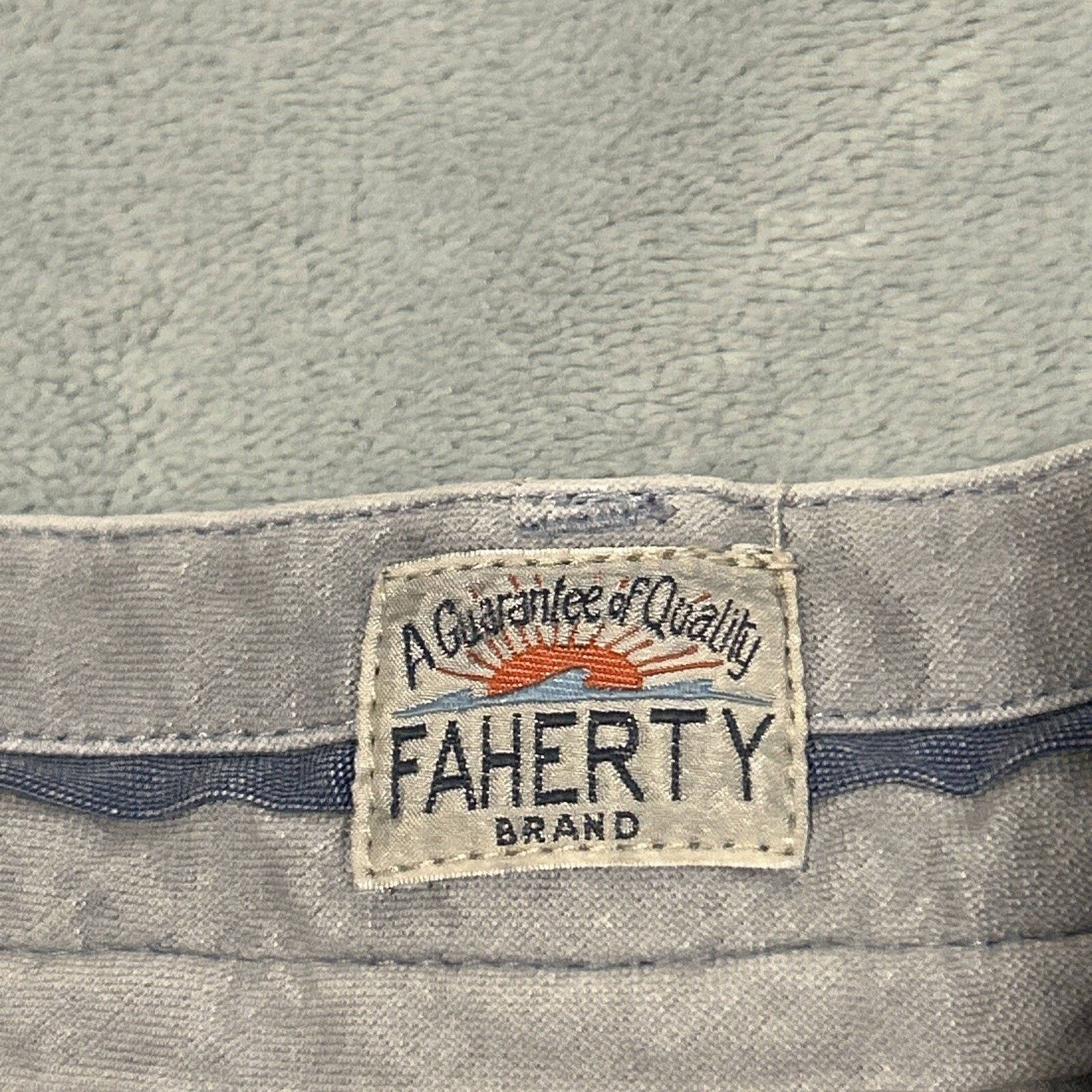 Faherty Faherty Shorts Mens 32x9 Cotton Casual Formal Light Wash Size US 32 / EU 48 - 7 Thumbnail