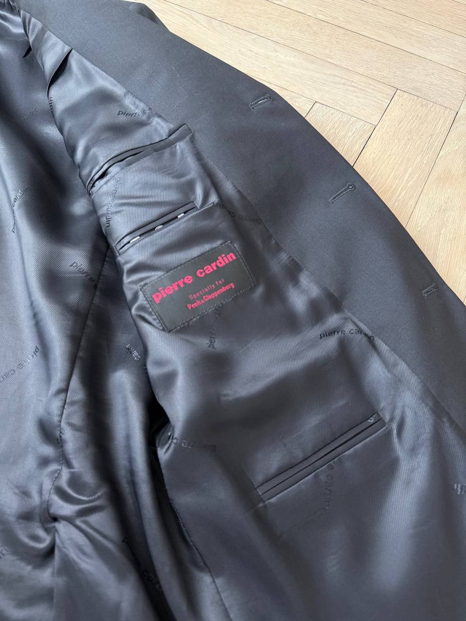 Pierre Cardin Black Pierre Cardin Wool Blazer Size 44L - 7 Thumbnail