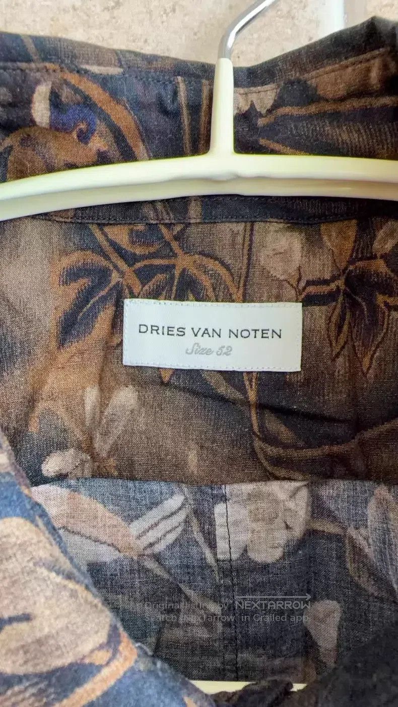 Dries Van Noten Dries Van Noten Floral Shirt Size US L / EU 52-54 / 3 - 4 Thumbnail