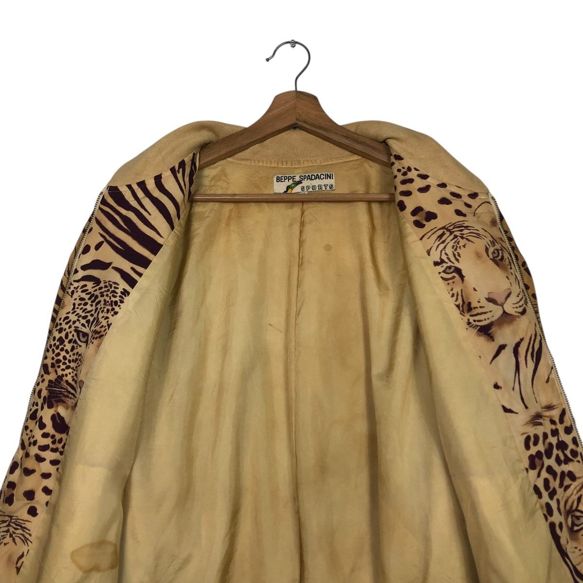 Hysteric Glamour 🔥VINTAGE BOMBER JACKET BEPPE SPADACINI SPORTS TIGER STYLE Size US M / EU 48-50 / 2 - 16 Thumbnail