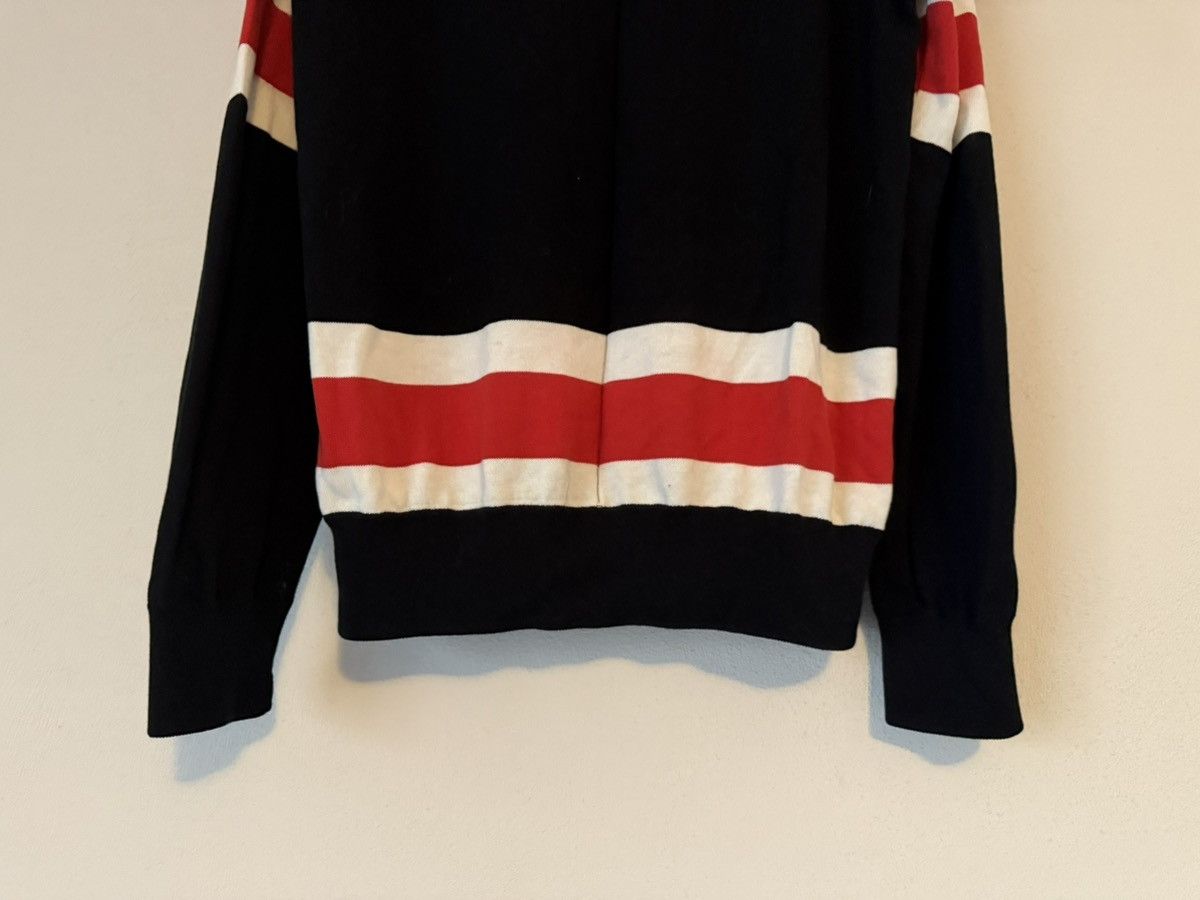 Givenchy Givenchy Red/Black Striped Cotton Sweater Size US L / EU 52-54 / 3 - 6 Thumbnail