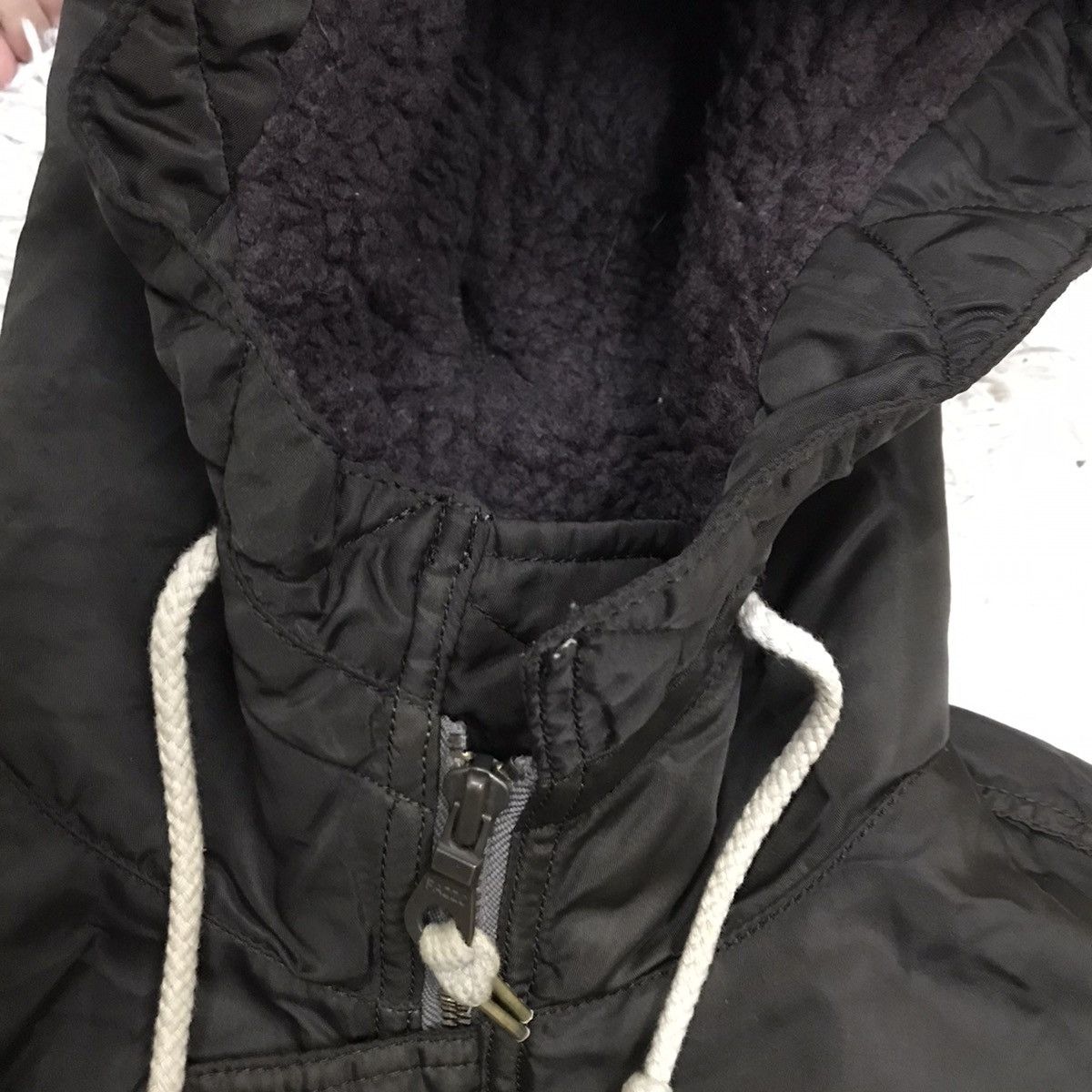 Japanese Brand × Vintage Vintage Pazzo Brand Cold Weather Bomber Flight Jacket Hoodie Size US M / EU 48-50 / 2 - 12 Thumbnail