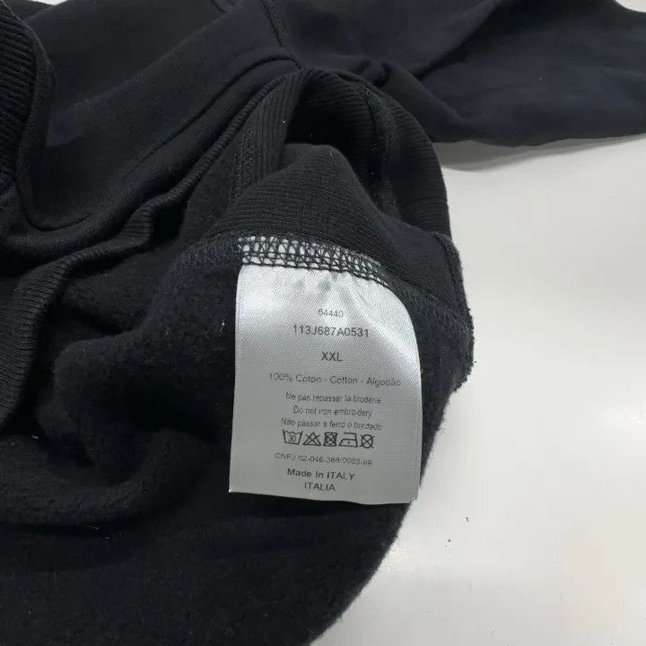 Dior Dior Floral Embroidered Black Sweatshirt 0079-2507 Size US XXL / EU 58 / 5 - 2 Thumbnail