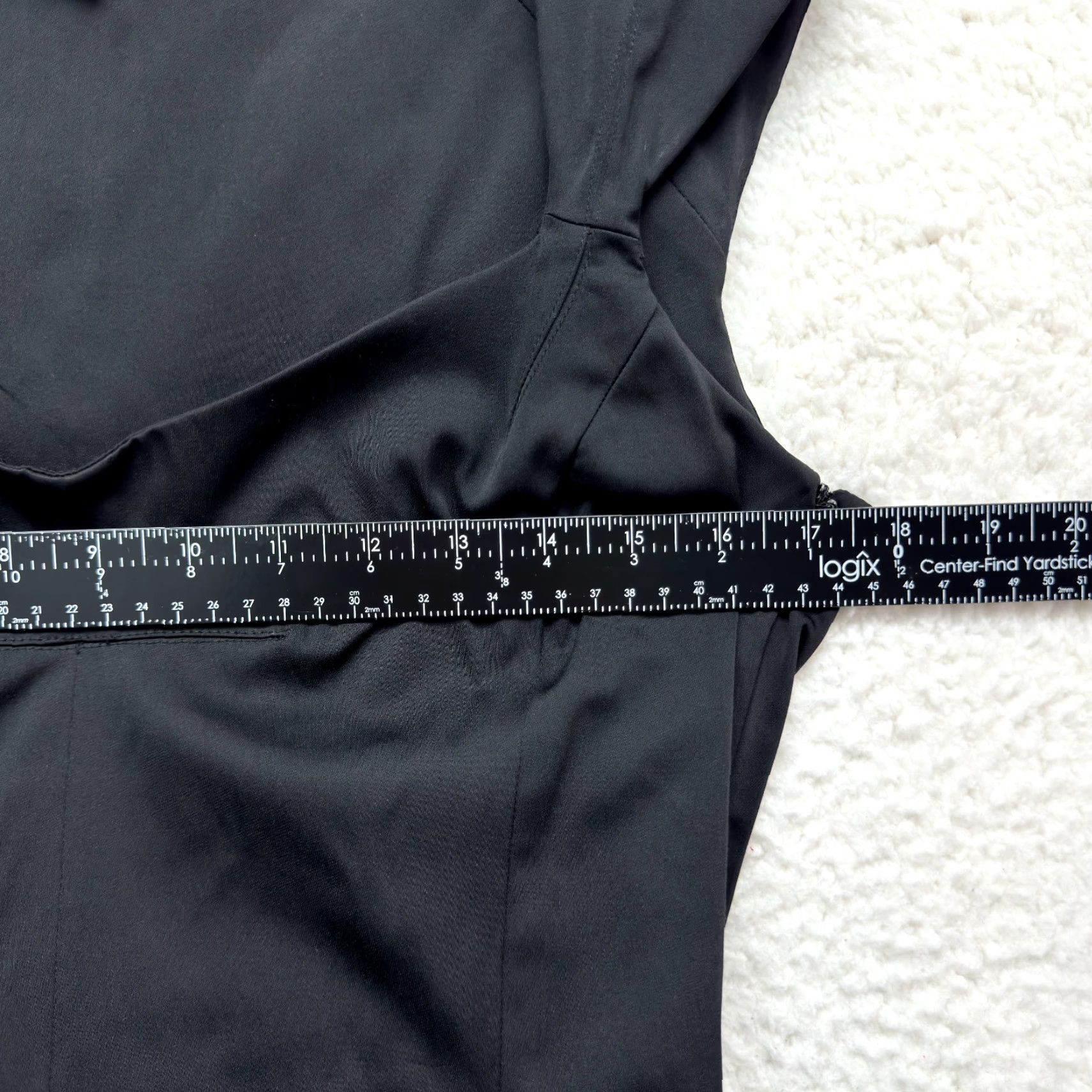 Zara Zara Midi Sheath Pencil Dress XL Black LBD Cocktail Office Career Womens Size XL / US 12-14 / IT 48-50 - 6 Thumbnail