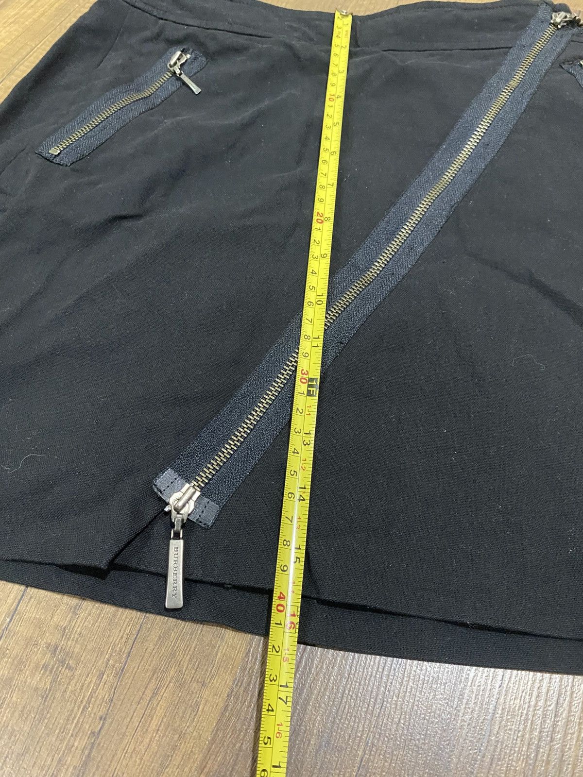 Burberry Burberry Blue Label Triple Zipper Cotton Skirt Size 26" / US 2 / IT 38 - 8 Thumbnail