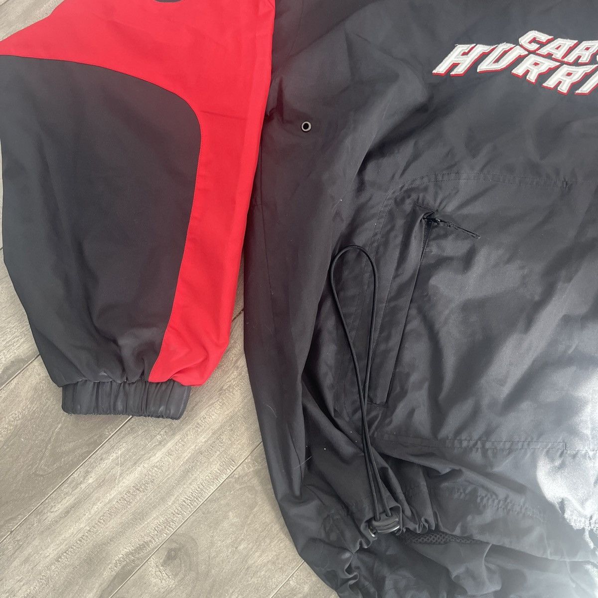 Ccm CCM Vintage Carolina Hurricanes Windbreaker Jacket Size US XL / EU 56 / 4 - 2 Thumbnail