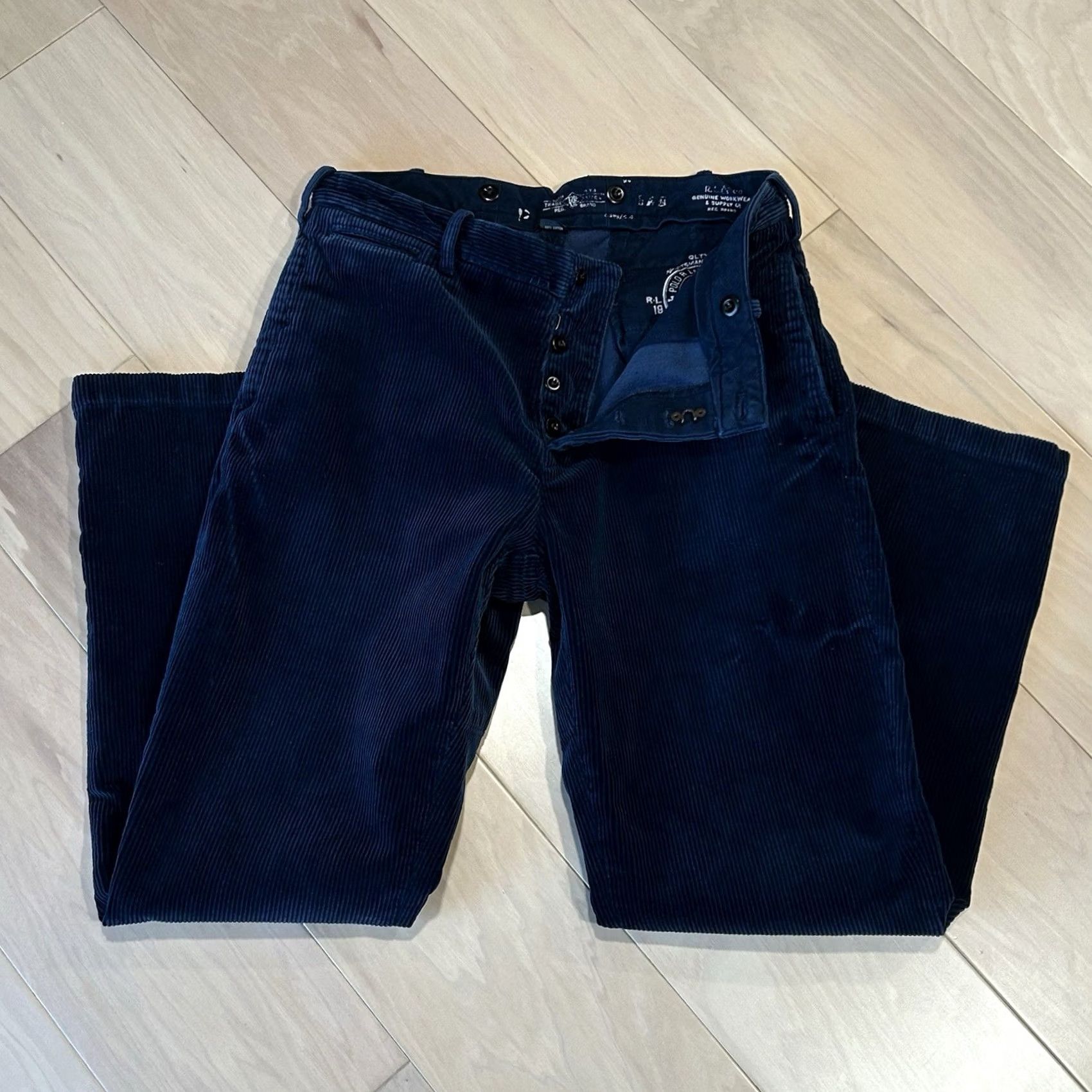 Polo Ralph Lauren VINTAGE Polo Ralph Lauren Corduroy Cinch Back Trousers Men’s 32 Size US XS / EU 42 / 0 - 6 Thumbnail
