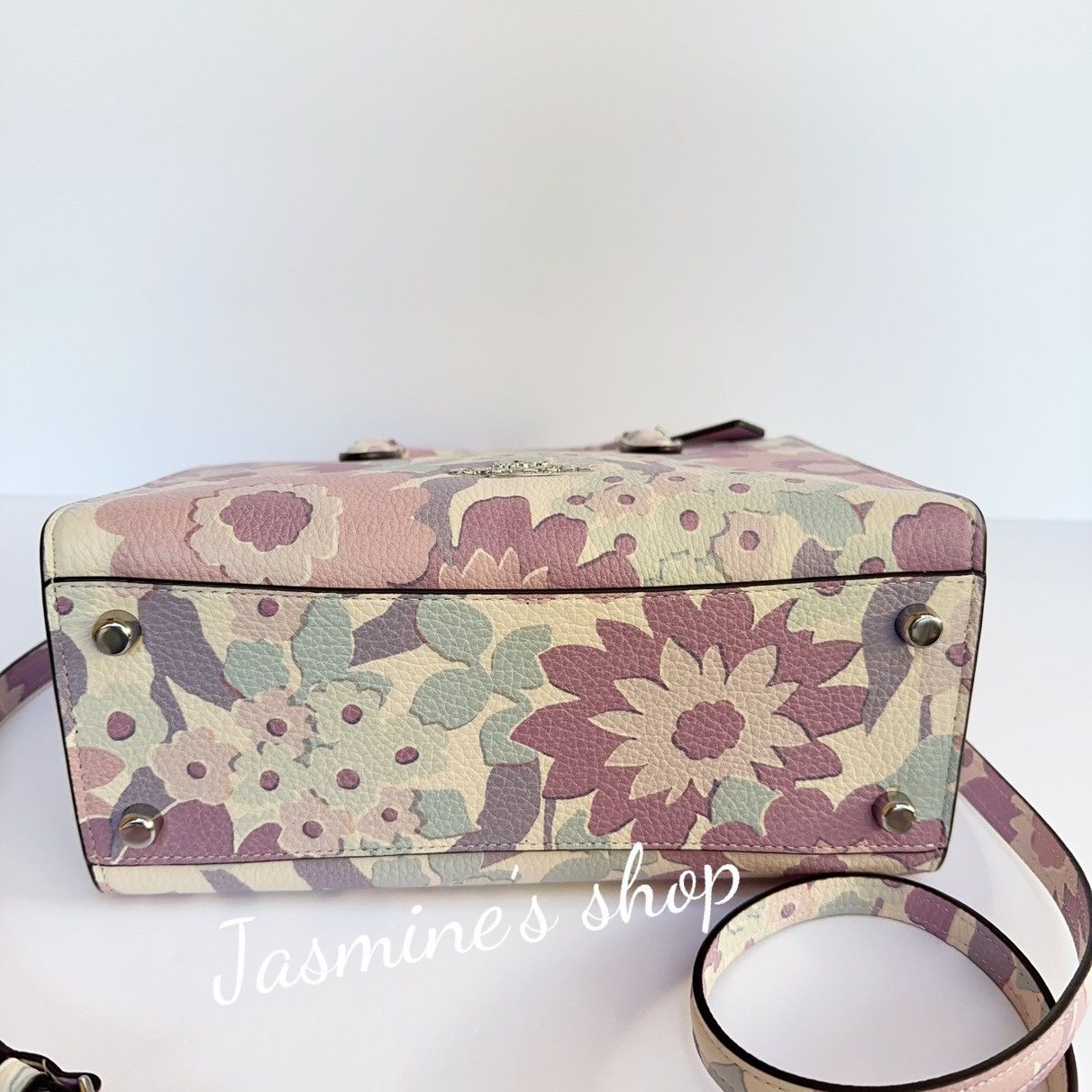 Coach NWT COACH Maggie Small Tote Bag Floral Print CBM08 Size ONE SIZE - 7 Thumbnail