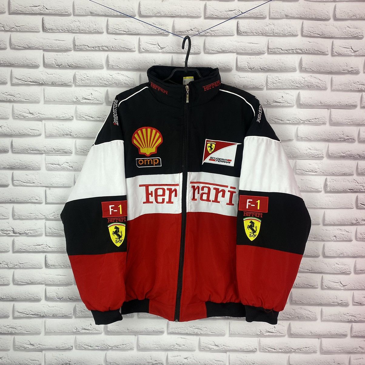 Vintage Ferrari F-1 OMP big logo vintage jacket | Grailed