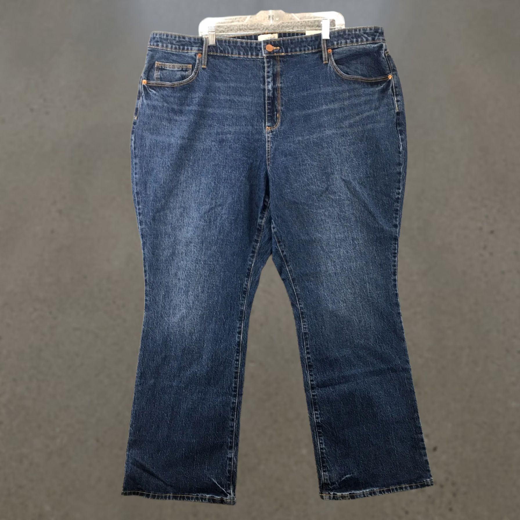 Vintage Universal Thread Jeans Bootcut Womens 24W Blue Denim High Rise Zip NEW Size 42" / US 20 - 1 Thumbnail