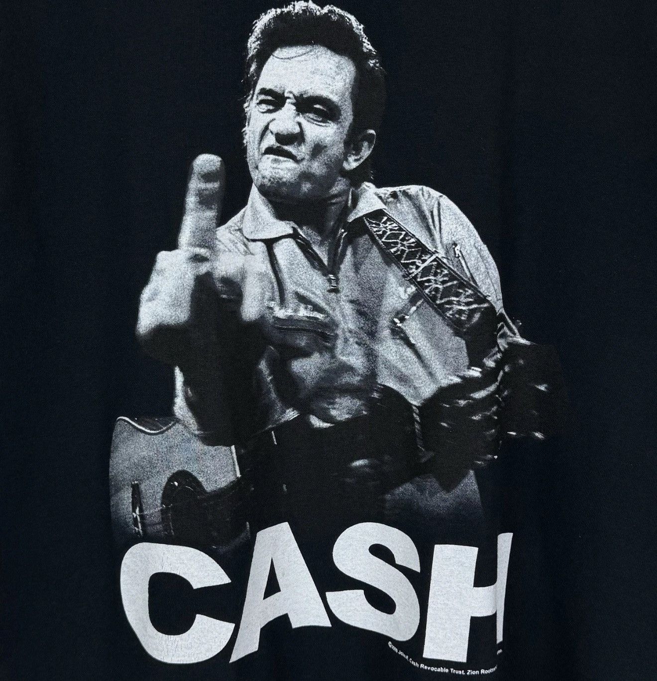 Band Tees Johnny Cash Tour 2009 T-shirts Black Country Rockabilly Rock Size US M / EU 48-50 / 2 - 3 Thumbnail