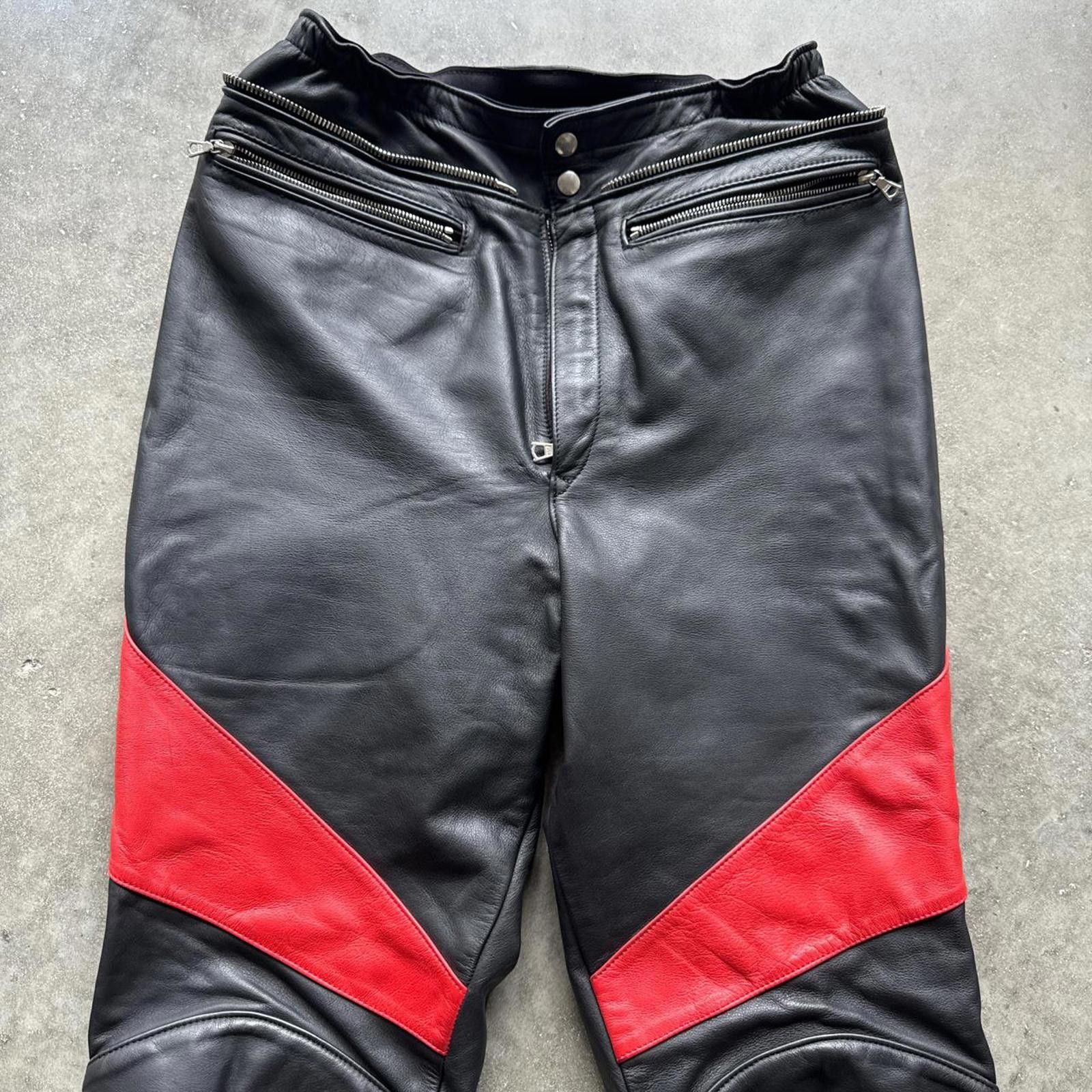 Other Leather Biker Motorcycle Pants Size US 32 / EU 48 - 5 Thumbnail