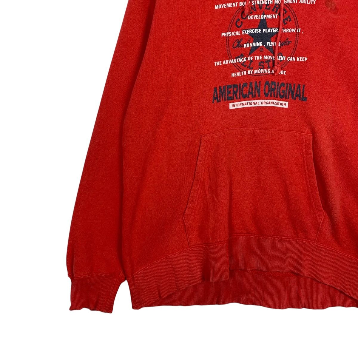 Converse Converse American Original Red Hoodie Size US L / EU 52-54 / 3 - 3 Thumbnail