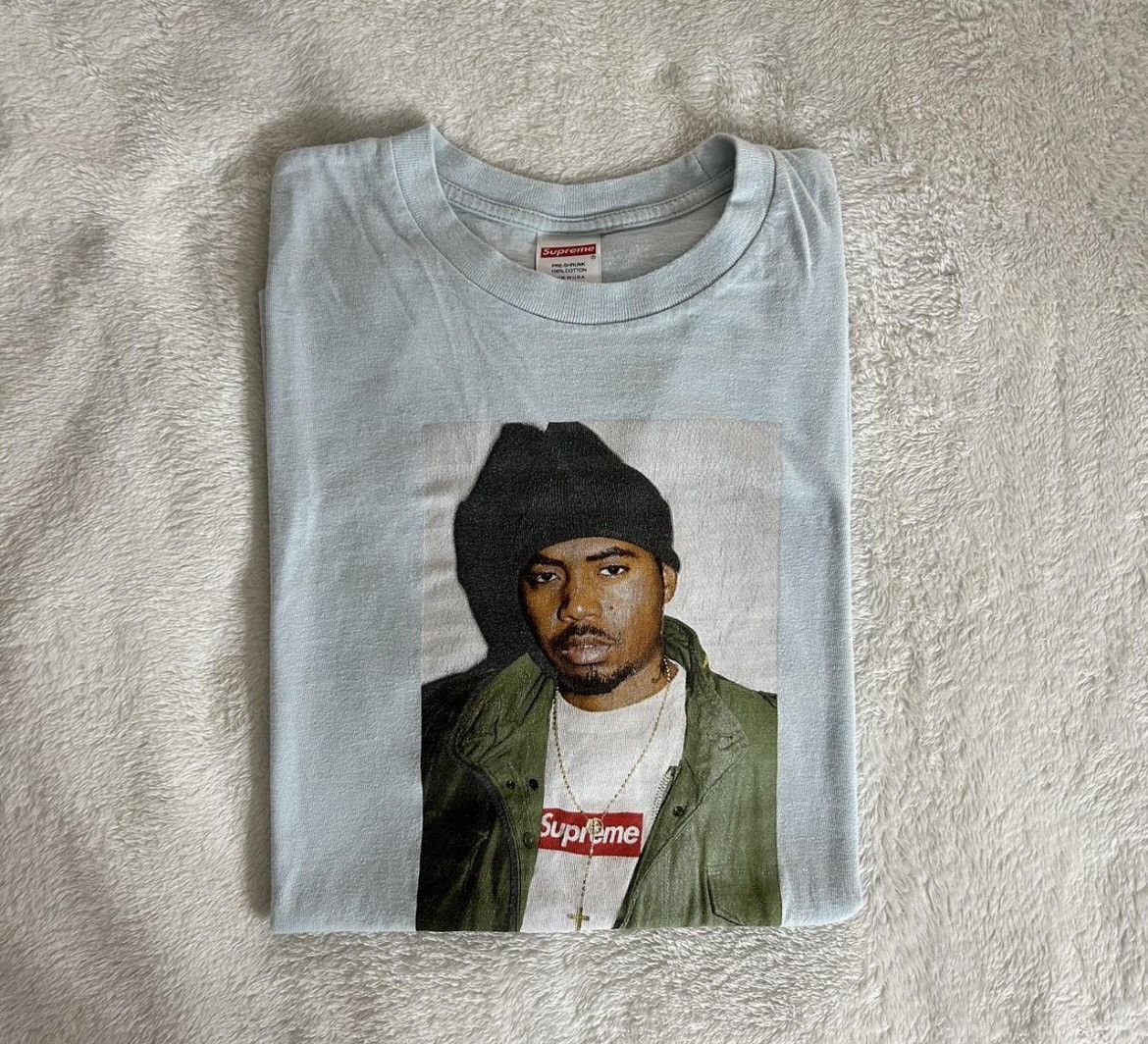 Supreme Supreme Nasty Nas Photo tee large light blue Size US L / EU 52-54 / 3 - 1 Thumbnail