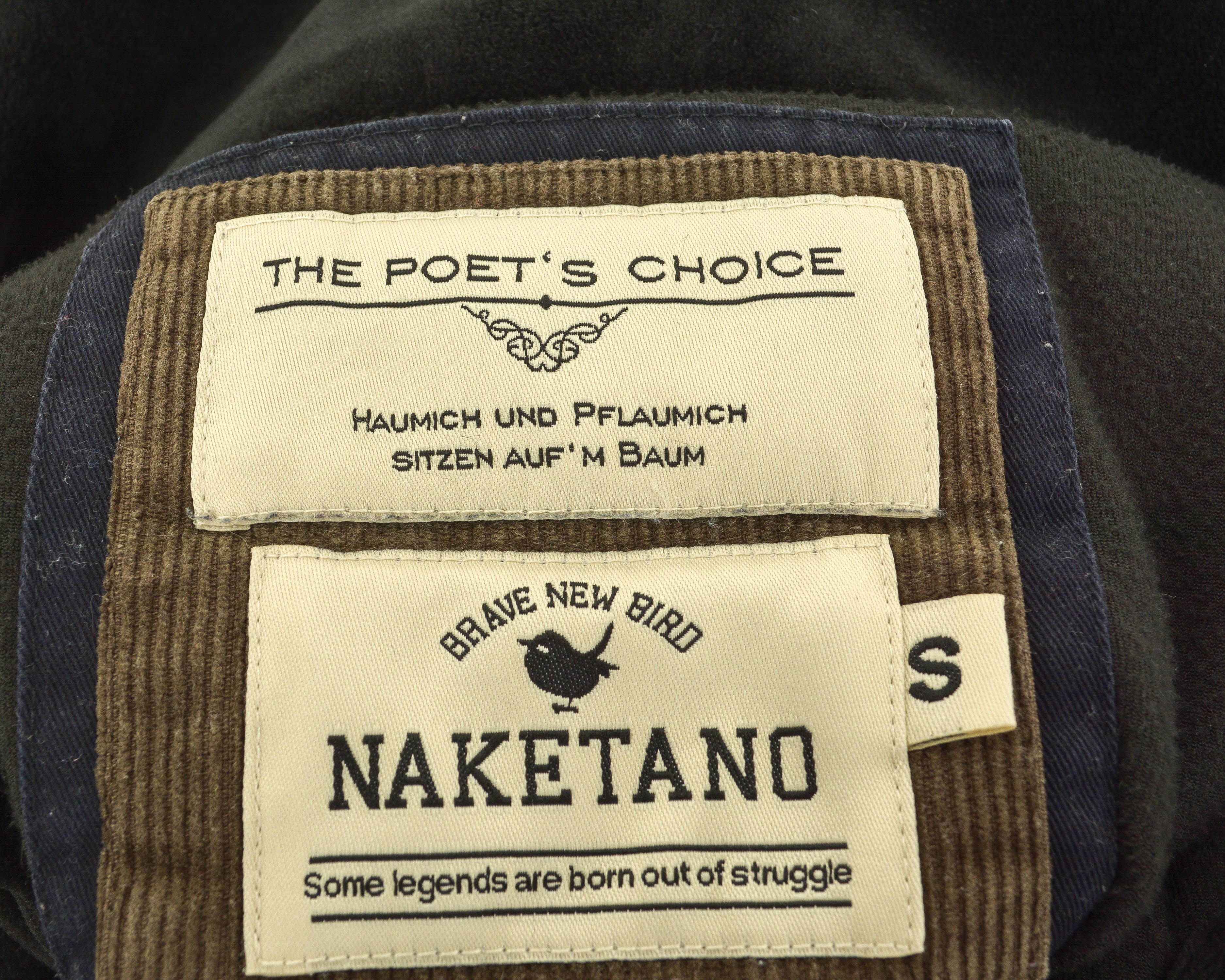 Naketano Schnizzel Dizzel Popizzel S Velour Jumper Jacket Cardigan Size S / US 4 / IT 40 - 4 Thumbnail