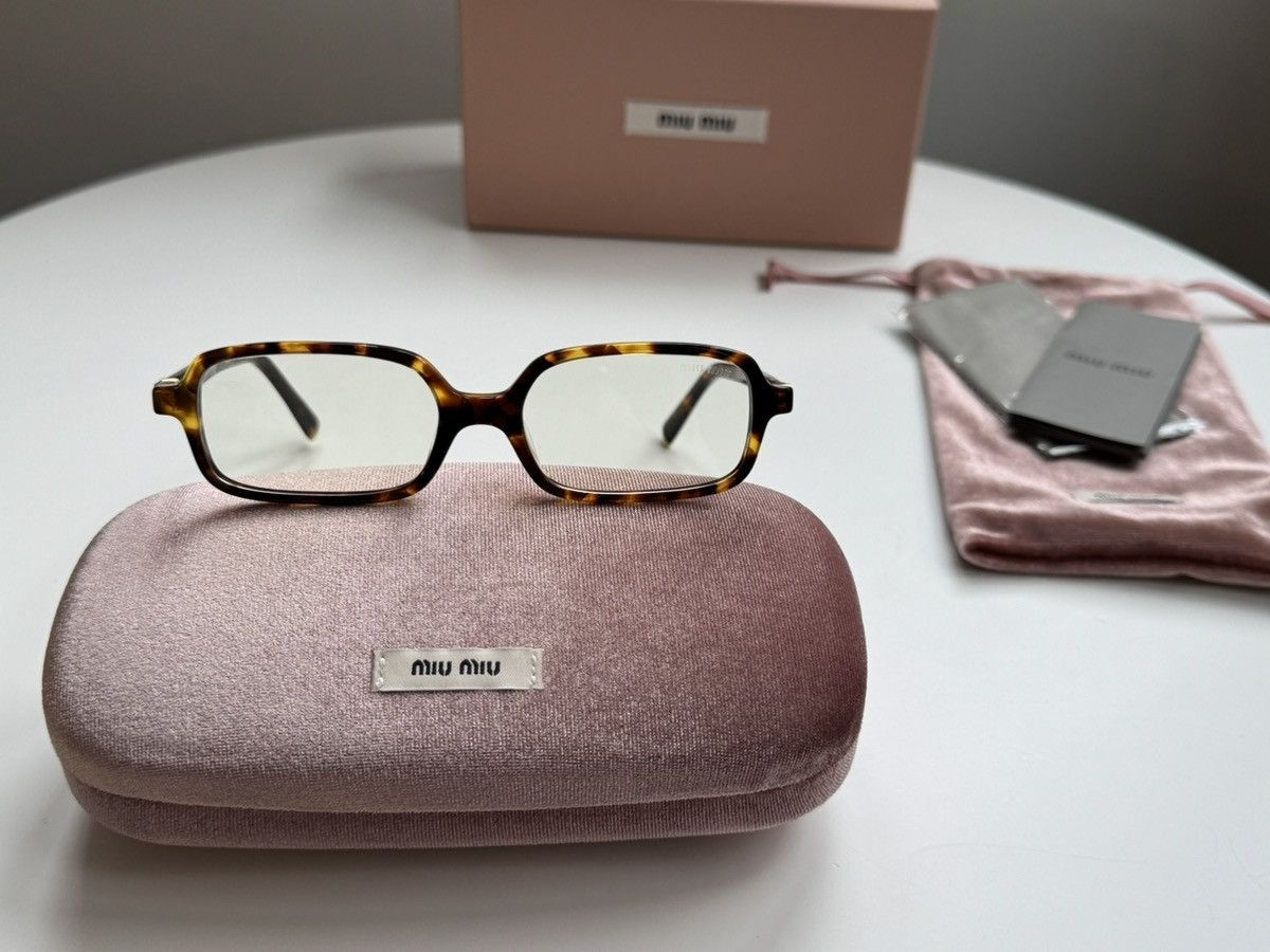 Miu Miu × Vintage NEW Miu Miu sunglasses SMU 11ZS 14L-08N Size ONE SIZE - 5 Thumbnail