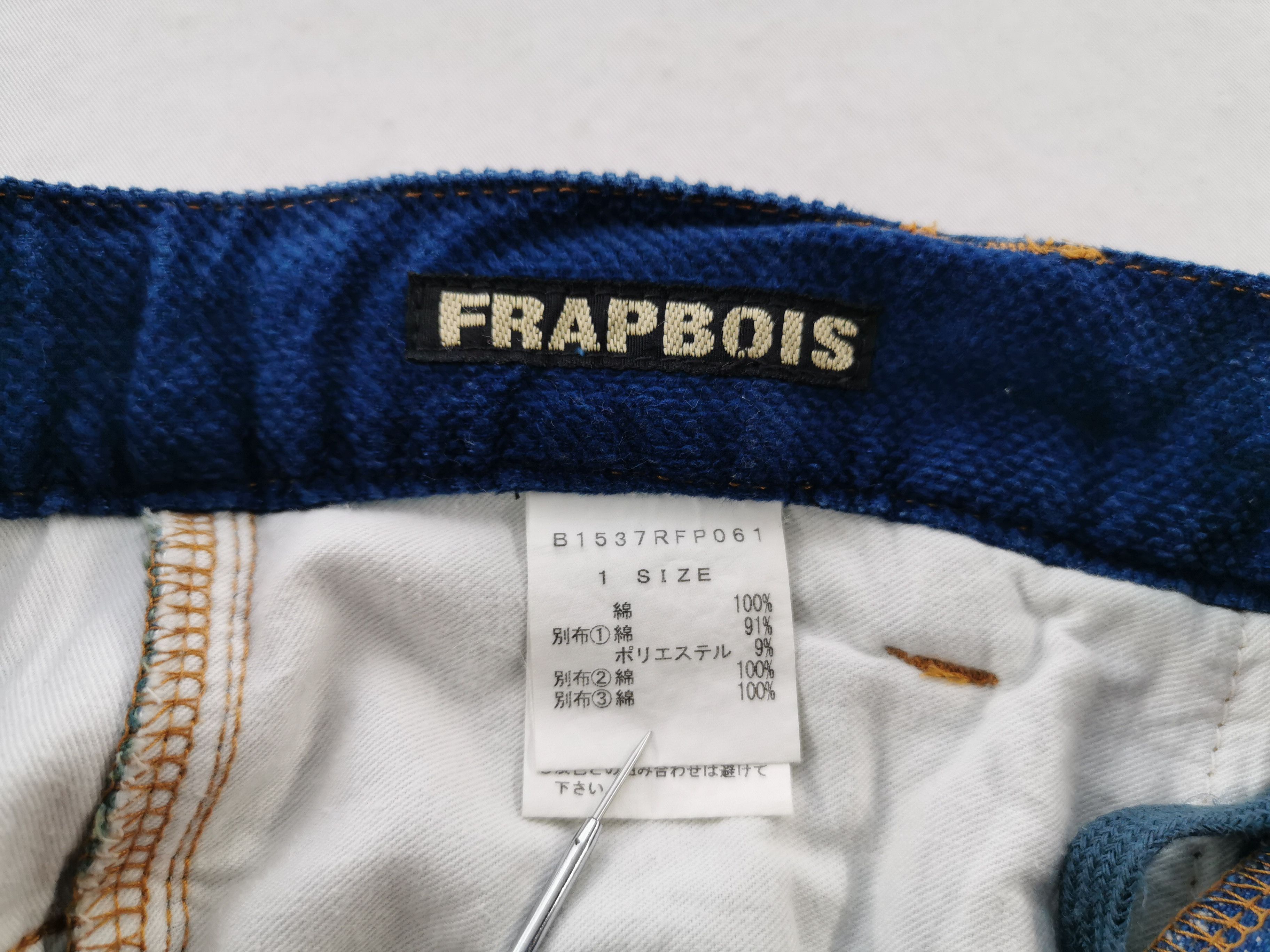 Frapbois × Issey Miyake Vintage 90s Frapbois X Issey Miyake Jeans Pants Size 32 Size US 32 / EU 48 - 9 Thumbnail