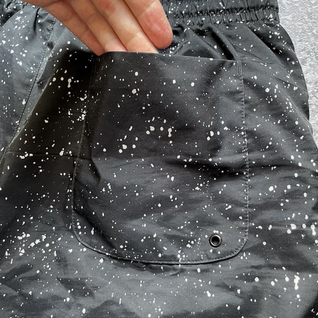 Nike Nike Nylon Paint Ball Black Shorts. Size US 32 / EU 48 - 7 Thumbnail