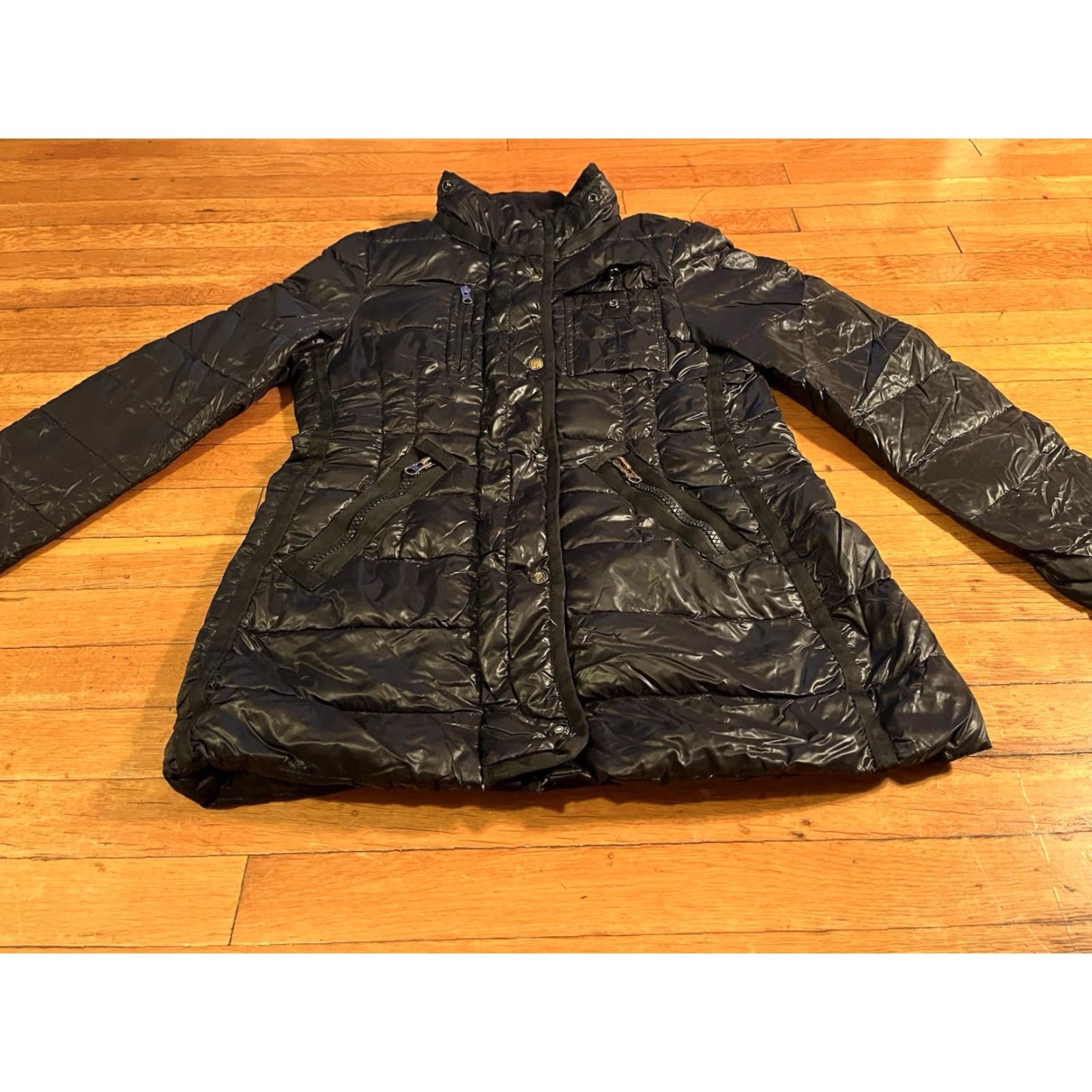 Schott VINTAGE SCHOTT Duck Down Puffer Jacket Women’s L Black Size L / US 10 / IT 46 - 2 Thumbnail