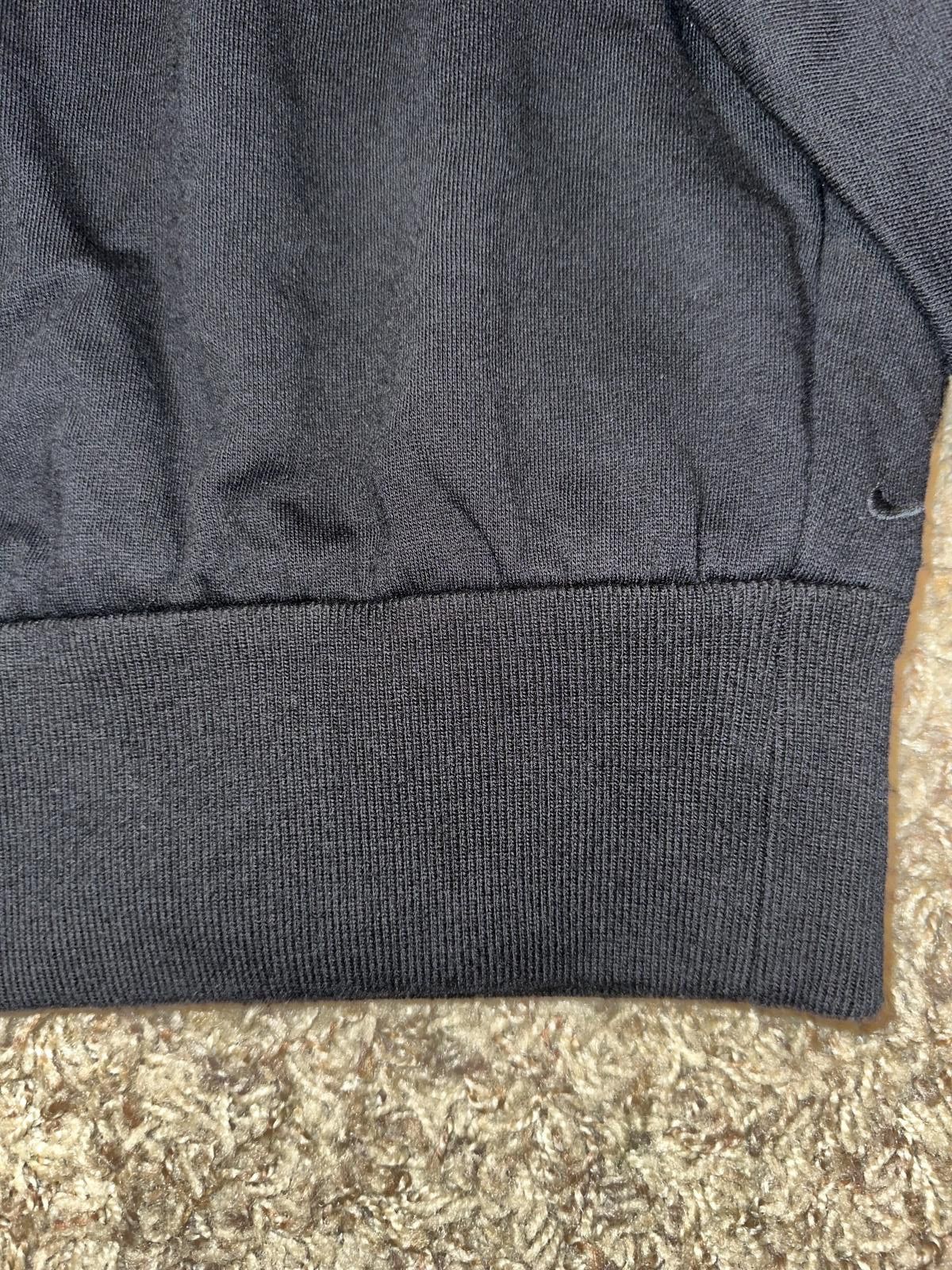 Nike Women's Nike ESC Crew Neck Black Sweater Sweatshirt Italy Size S / US 4 / IT 40 - 3 Thumbnail