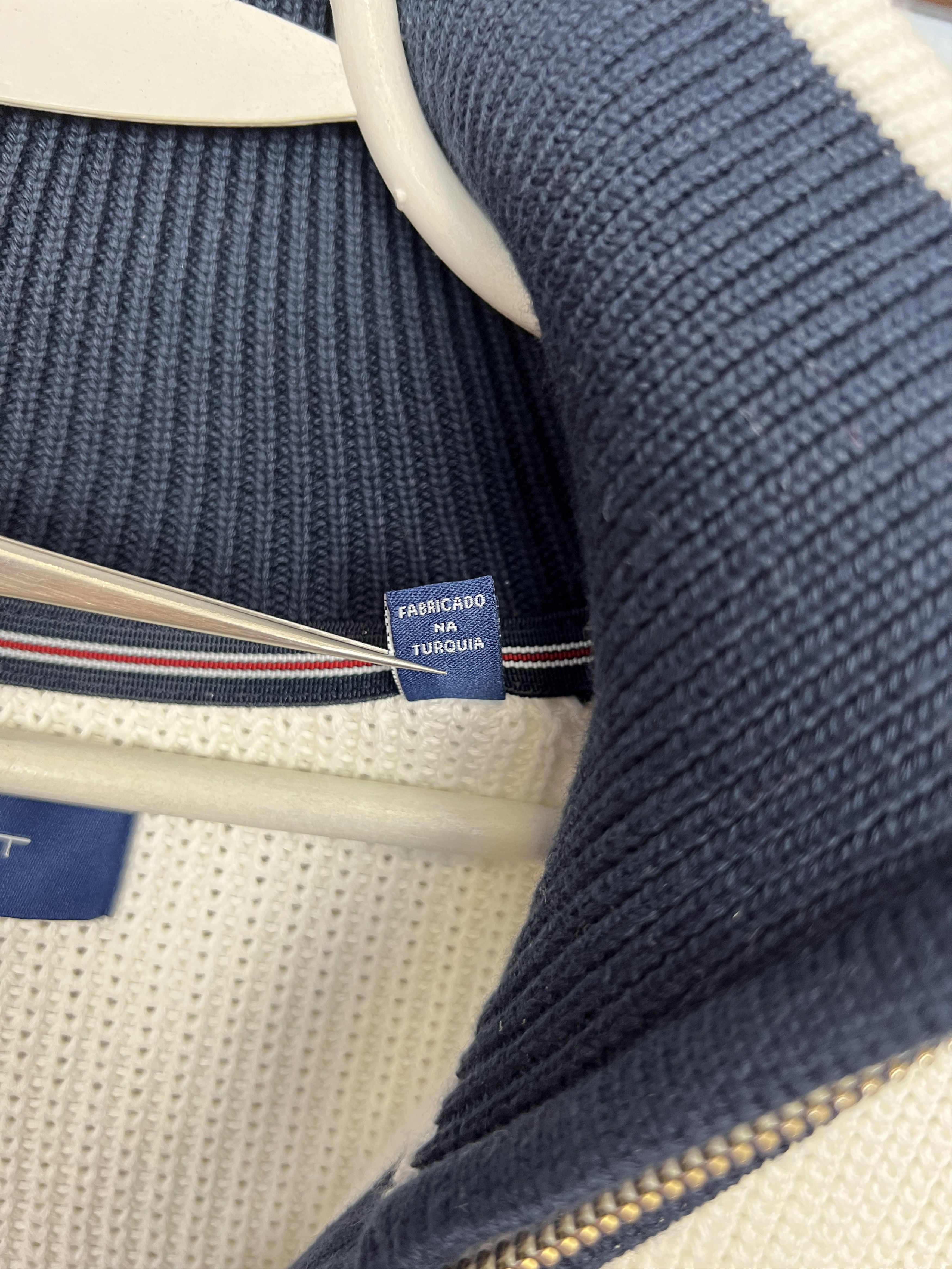 Gant Gant American Sportswear Sweater Big Logo Pullover 1/4 Zip Size US L / EU 52-54 / 3 - 10 Thumbnail