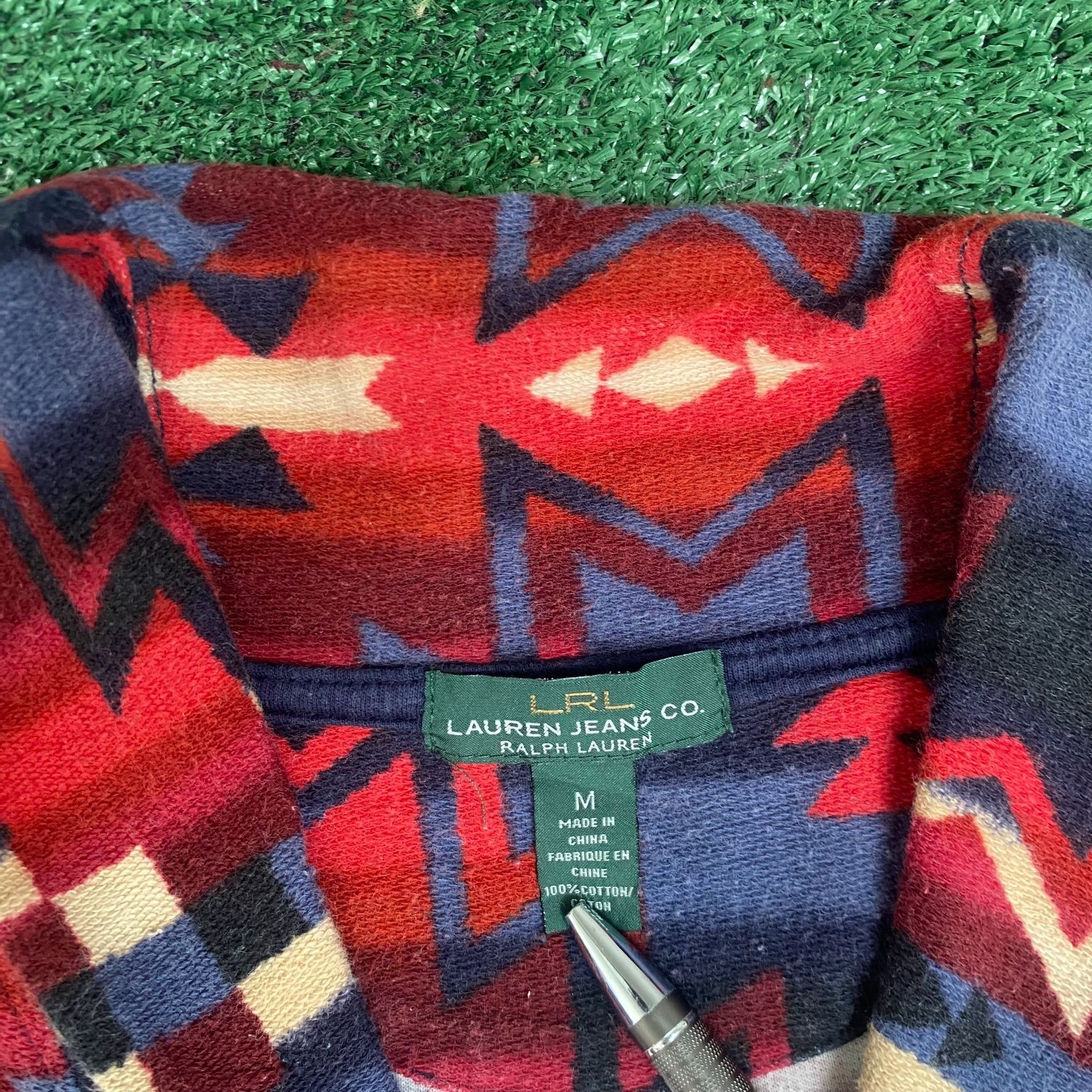 Ralph Lauren Vintage Y2K Ralph Lauren Jacket Aztec Western Shawl Coat Size US M / EU 48-50 / 2 - 4 Thumbnail