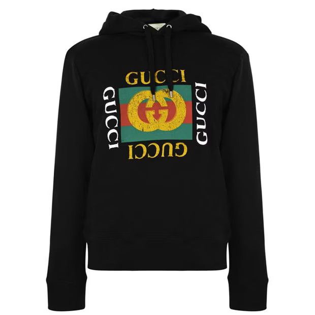 Image of Gucci O1G2R1Mq0424 Hoodie In Black, Men's (Size XL)