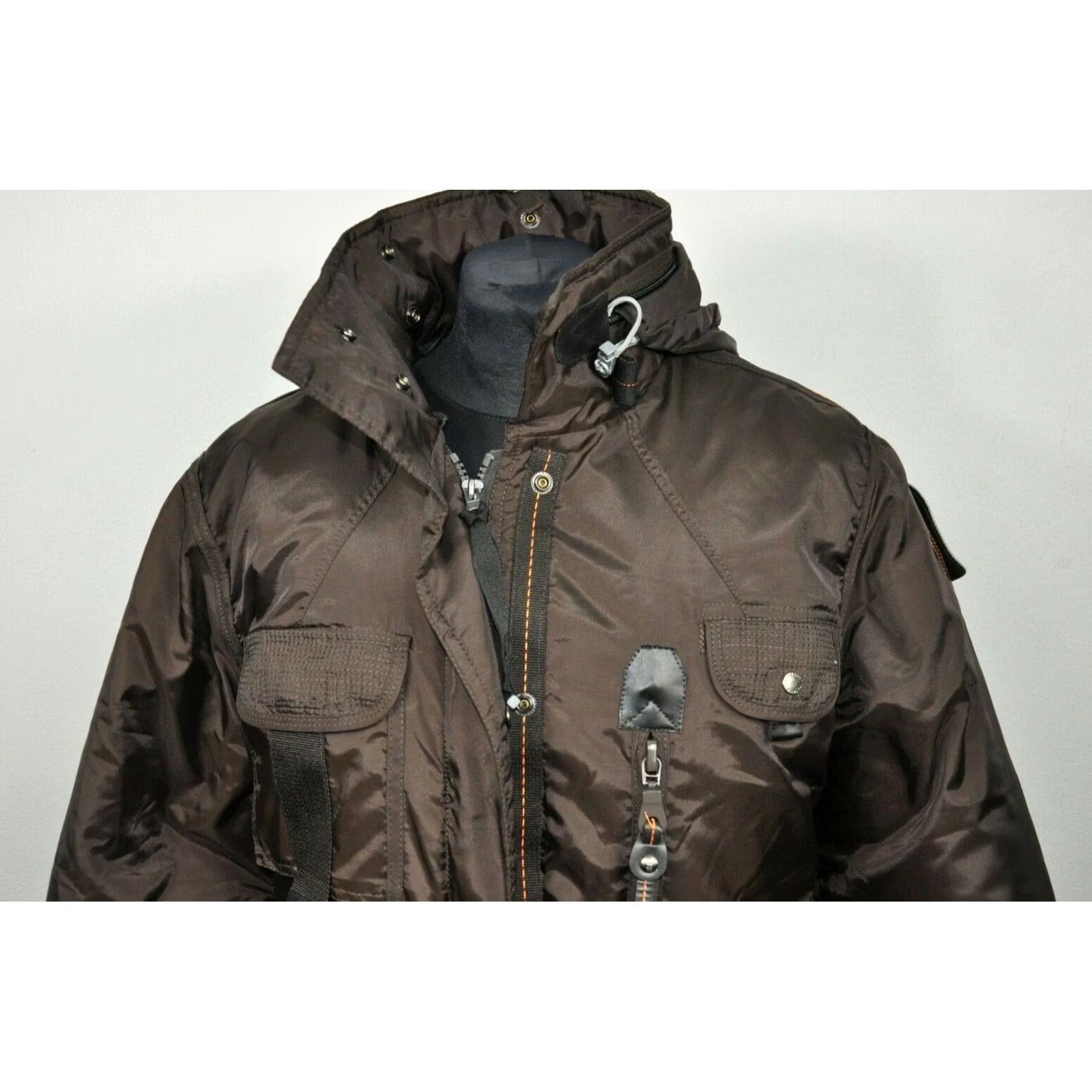 Parajumpers PARAJUMPERS Masterpiece Series Women's Winter Down Parka Jacket Brown M Size M / US 6-8 / IT 42-44 - 2 Thumbnail