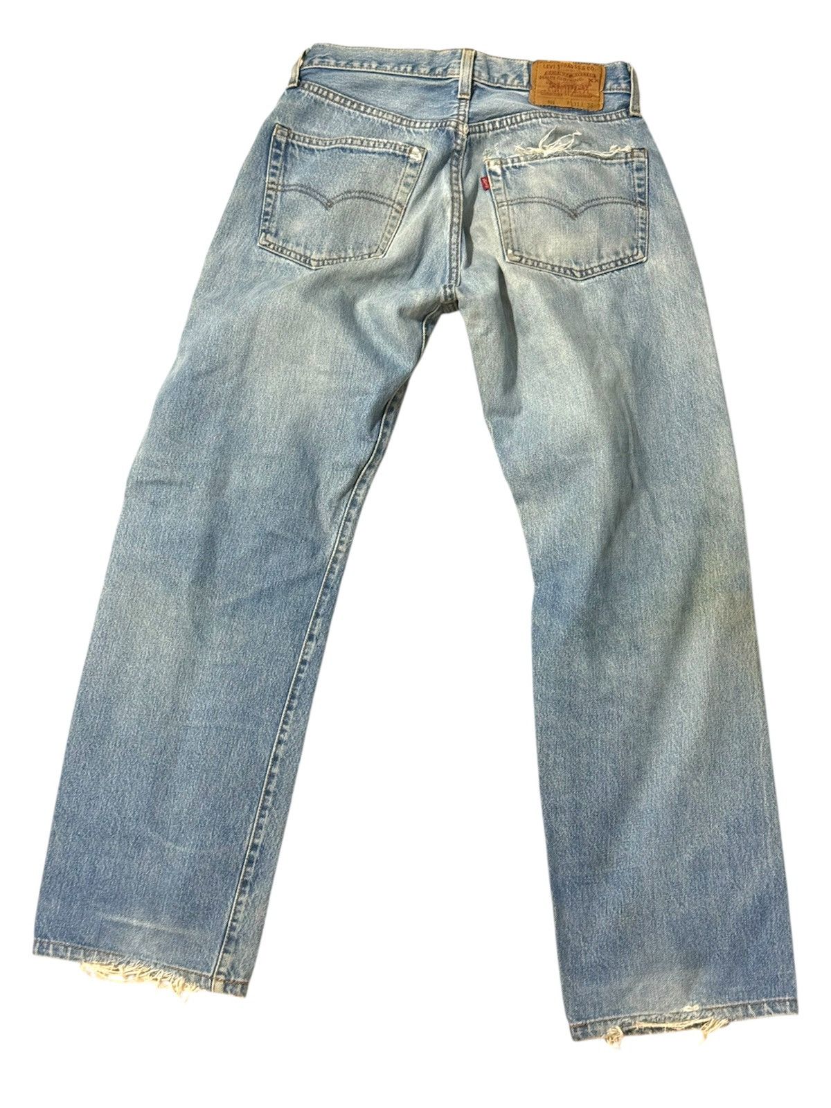 Levi's Vintage 90s Levi's 501 Redline Selvedge Made in USA Size US 28 / EU 44 - 2 Thumbnail