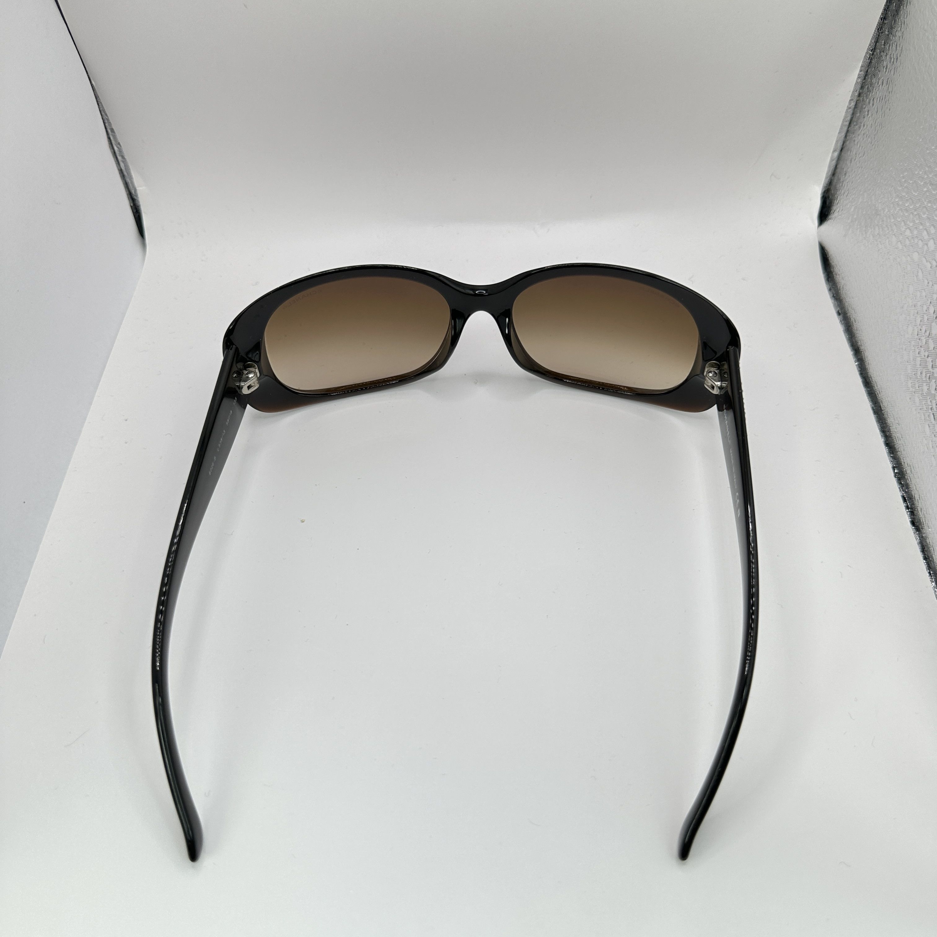 Chanel × Vintage Vintage Chanel Swarovski Crystal CC Logo 00s Sunglasses Size ONE SIZE - 6 Thumbnail
