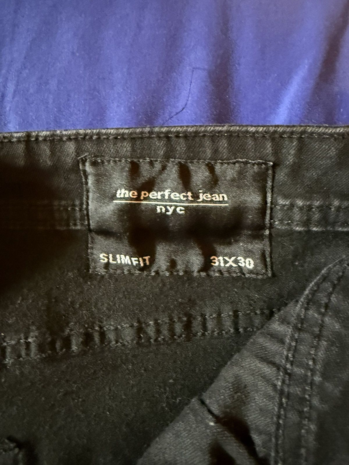 Vintage Black jeans Size US 30 / EU 46 - 2 Thumbnail