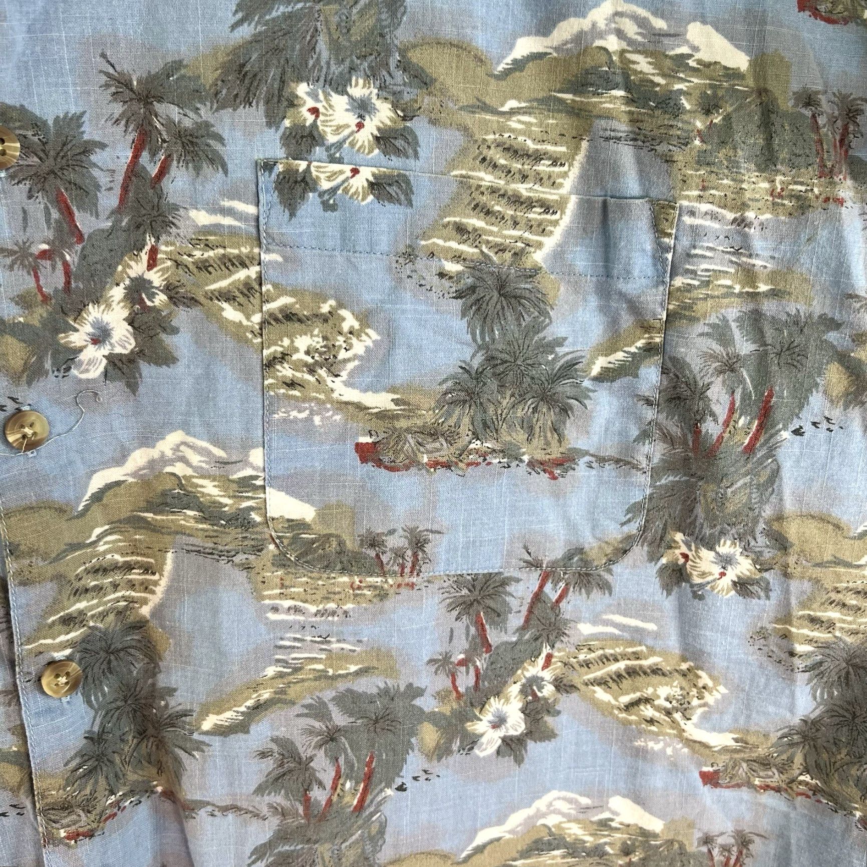 Vintage VINTAGE Wolverine Hawaiian Button Up Shirt Men’s 2XL Blue Short Sleeve UAE Made - Floral Pattern, Cotton, Casual Size US XXL / EU 58 / 5 - 5 Thumbnail